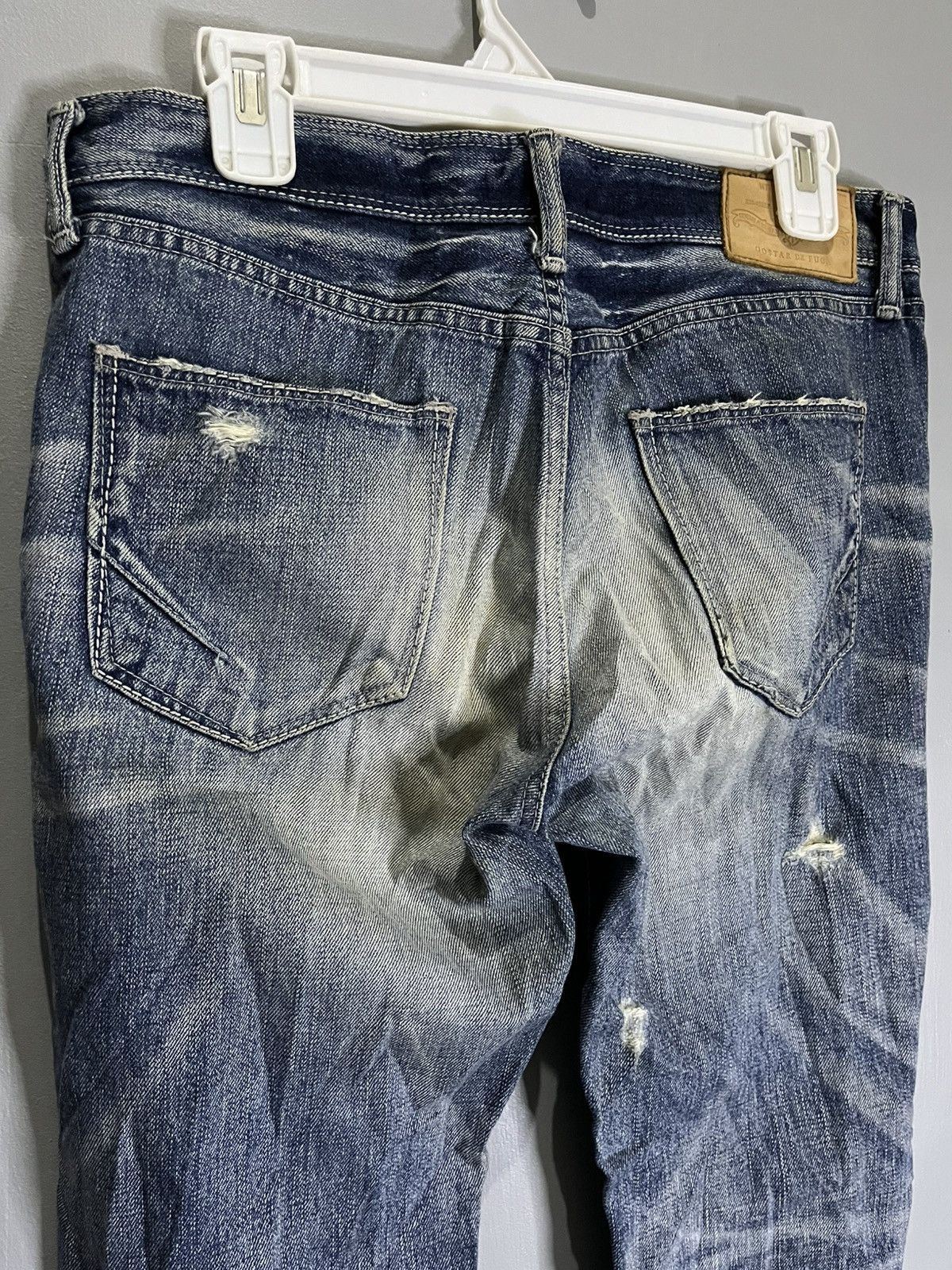 GOSTAR DE FUGA × Japanese Brand FUGA Japan CIStylish Fades Skinny Fit Denim Size US 32 / EU 48 - 9 Thumbnail