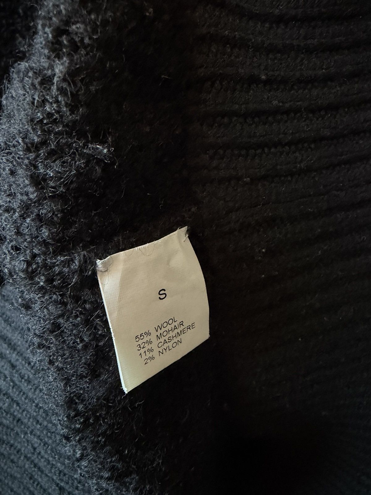 Tse TSE Wool Mohair Cashmere Blend Shawl Collar Cardigan Black Size US S / EU 44-46 / 1 - 6 Thumbnail