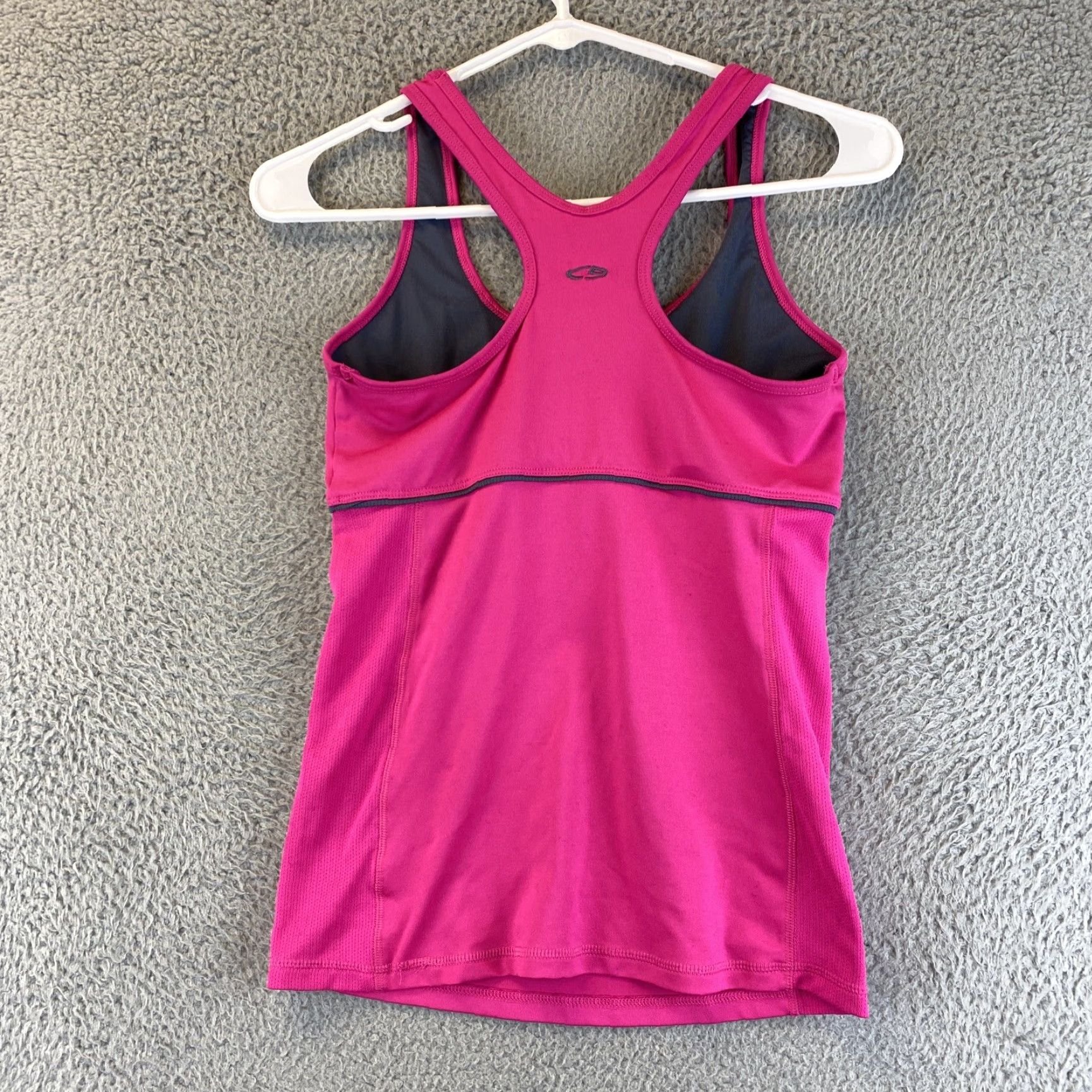 Champion CHAMPION Women´s Bright Pink DUO DRY Athletic Tank Top Sz S / 71-24 Size S / US 4 / IT 40 - 7 Thumbnail