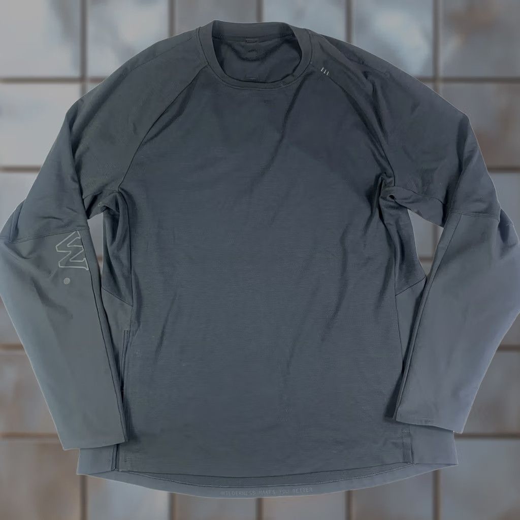 Lululemon Lululemon City Sweat Crew Thin Zip Pullover Sweatshirt Mens XL Gray Side Zip Pullover Size US XL / EU 56 / 4 - 1 Thumbnail
