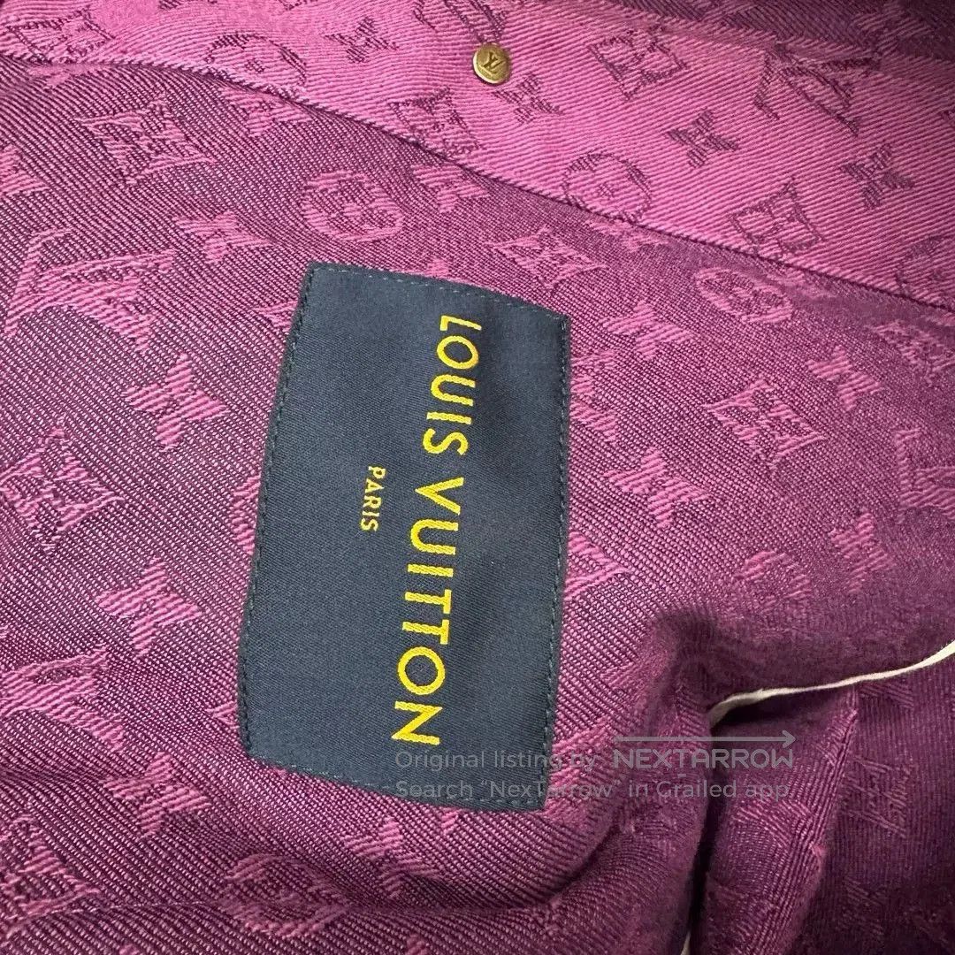 Louis Vuitton Louis Vuitton Logo Print Denim Jacket. Size US M / EU 48-50 / 2 - 3 Thumbnail