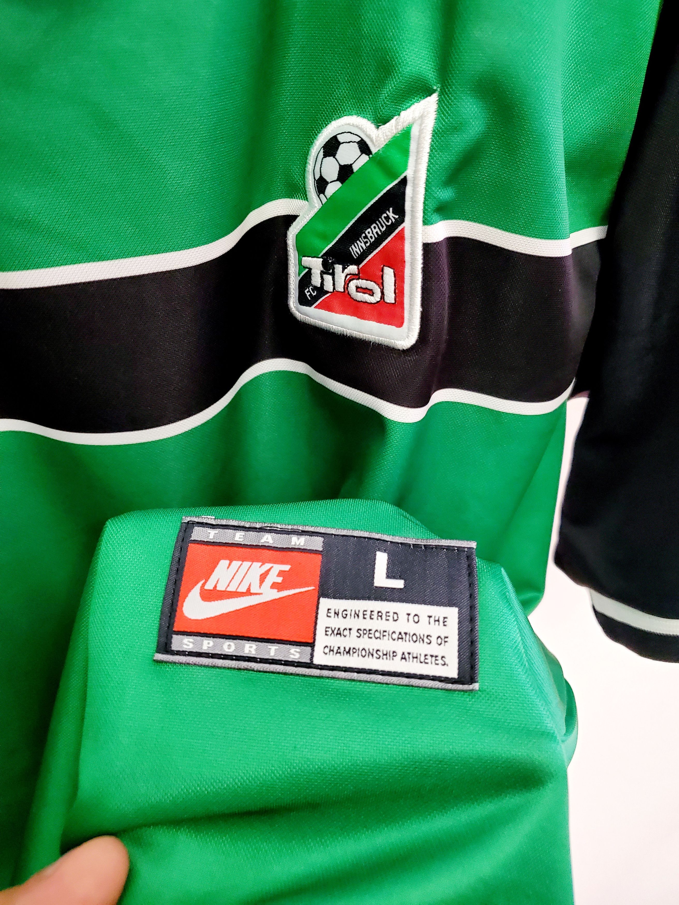 Nike × Vintage FC Tirol Innsbruck 1999 - 2000 Home jersey ideal condition Size US L / EU 52-54 / 3 - 4 Thumbnail