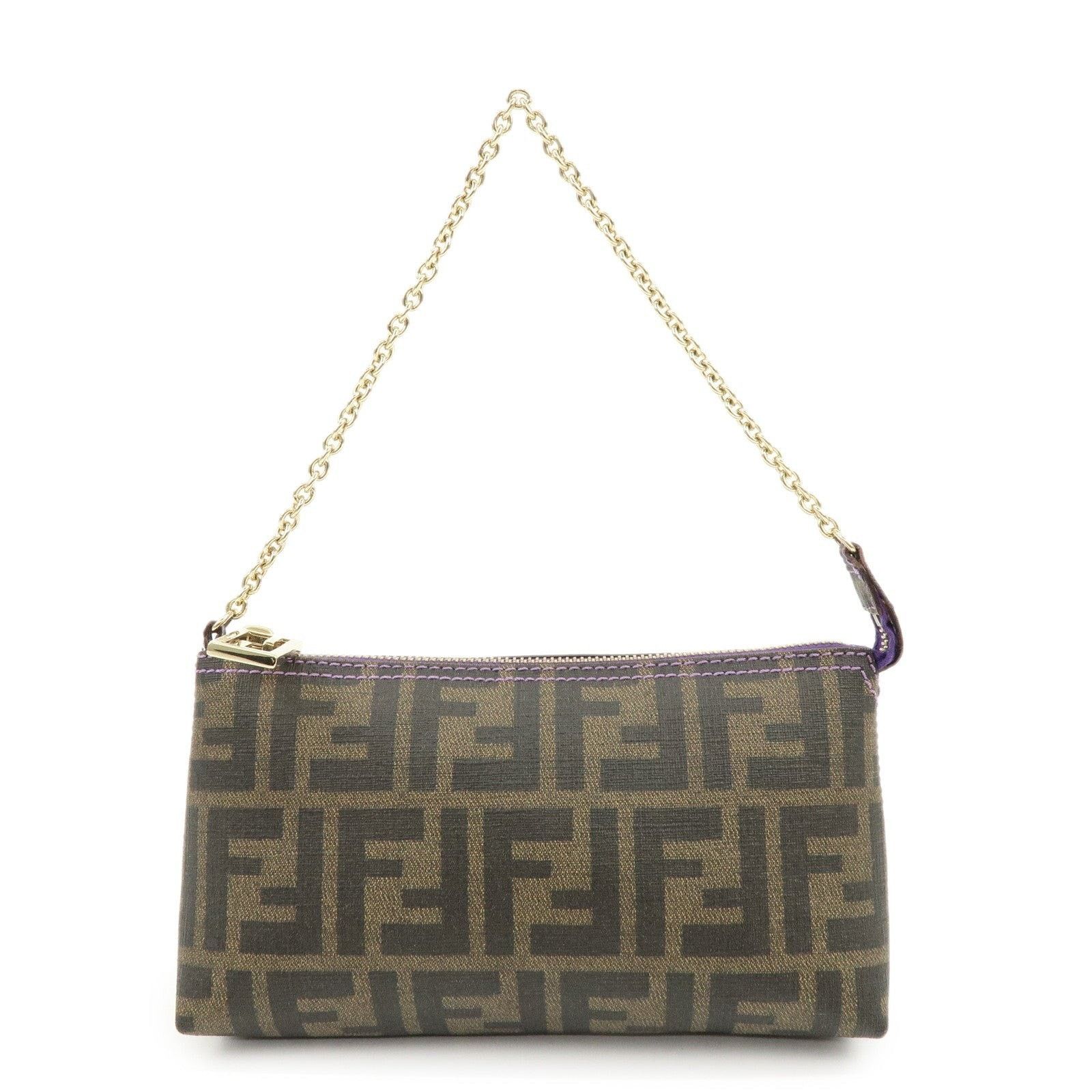 Fendi Fendi Zucca Pochette Brown Size ONE SIZE - 1 Thumbnail