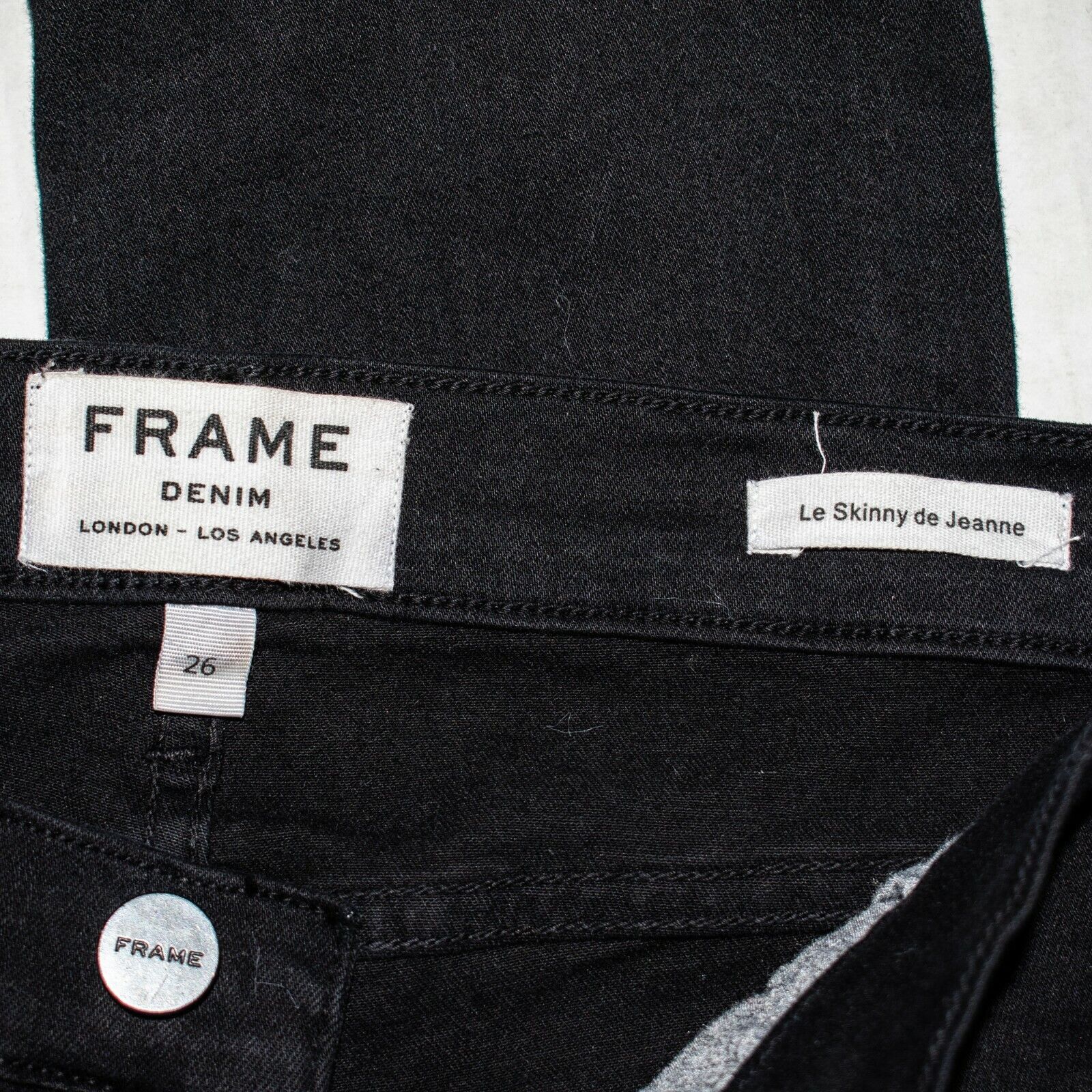 Frame FRAME Denim Women's Le Skinny De Jeanne Jeans Ripped Size 26" / US 2 / IT 38 - 5 Thumbnail