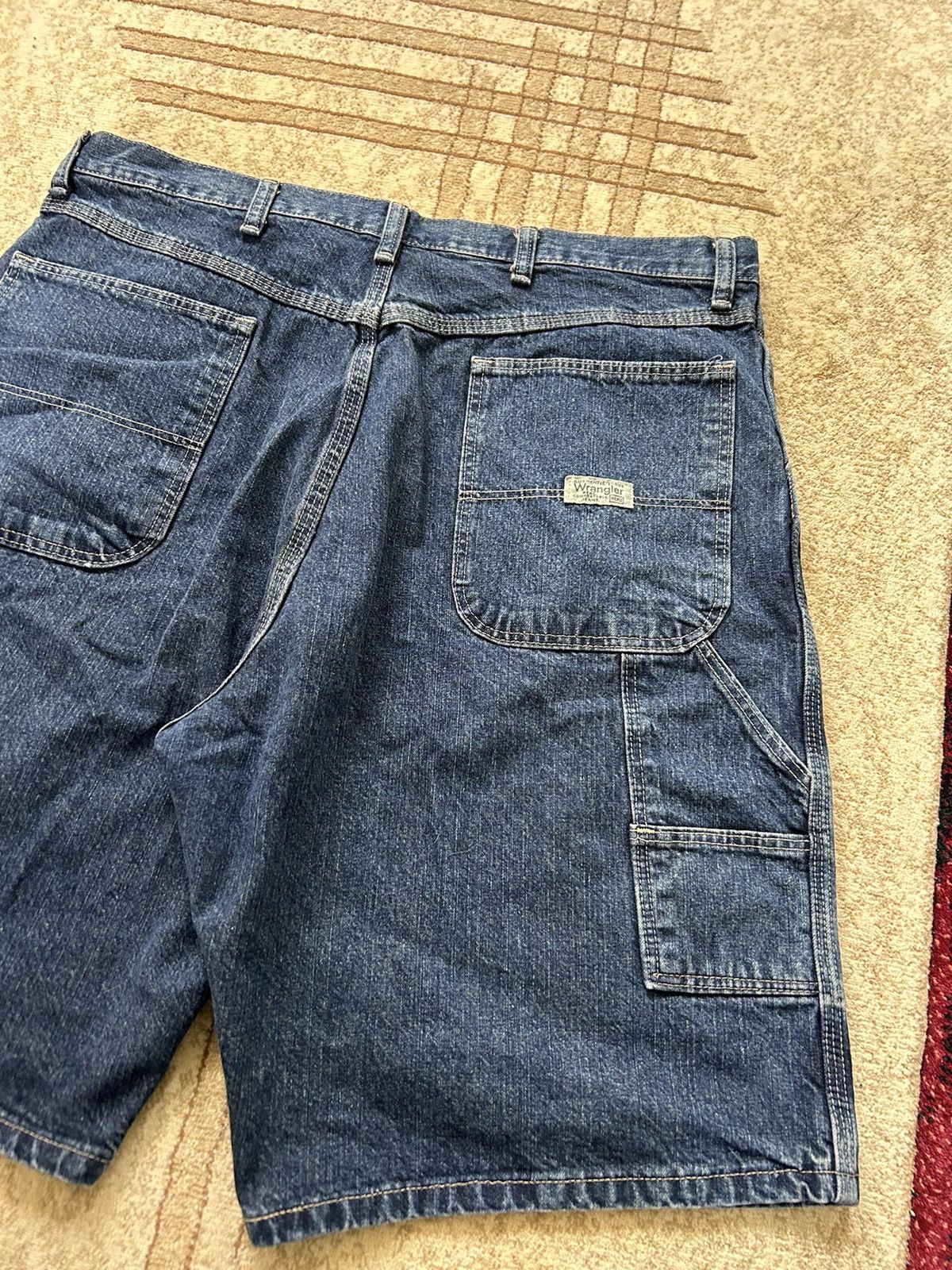 Vintage × Wrangler Vintage Wrangler Carpenter Denim Shorts Size US 36 / EU 52 - 2 Thumbnail