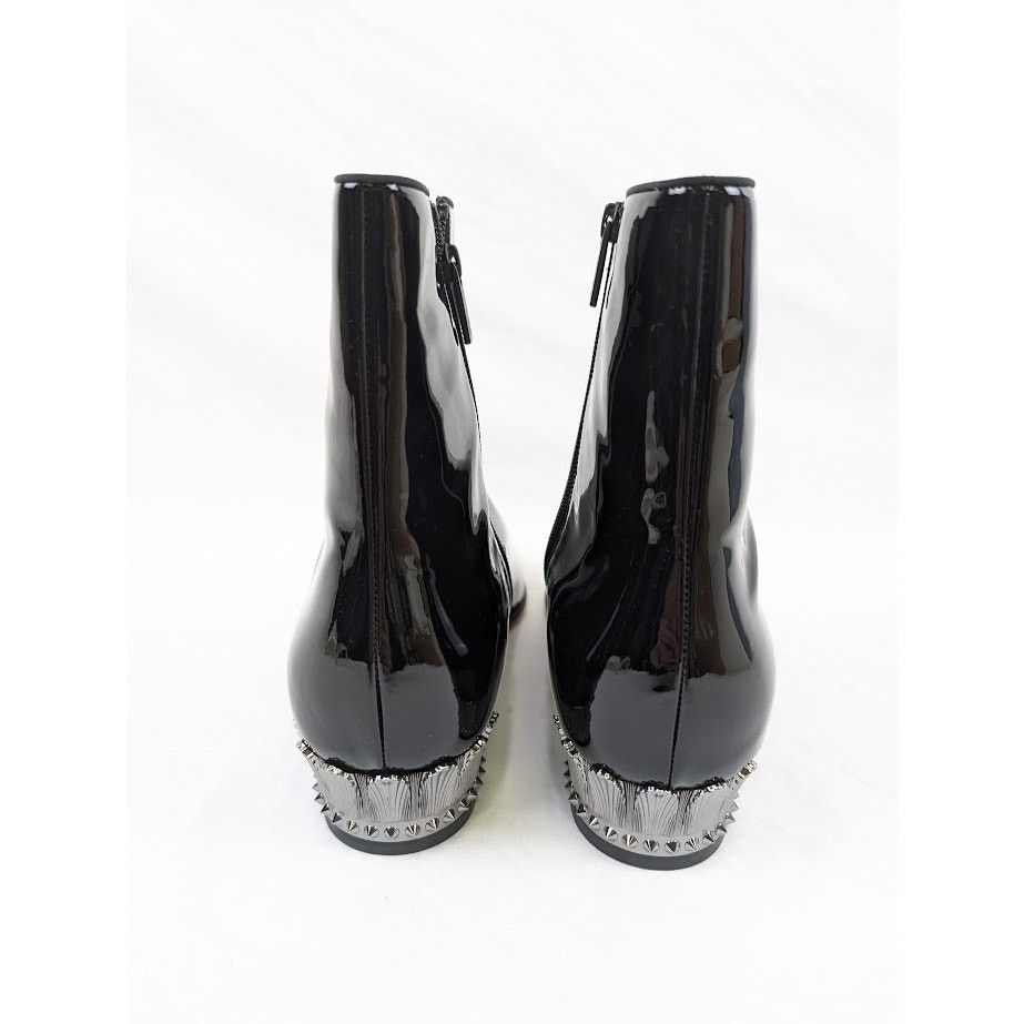 Christian Louboutin o1rshd1 Patent Lipsiboots in Black/Lin Loubi Size US 11.5 / EU 44-45 - 19 Thumbnail