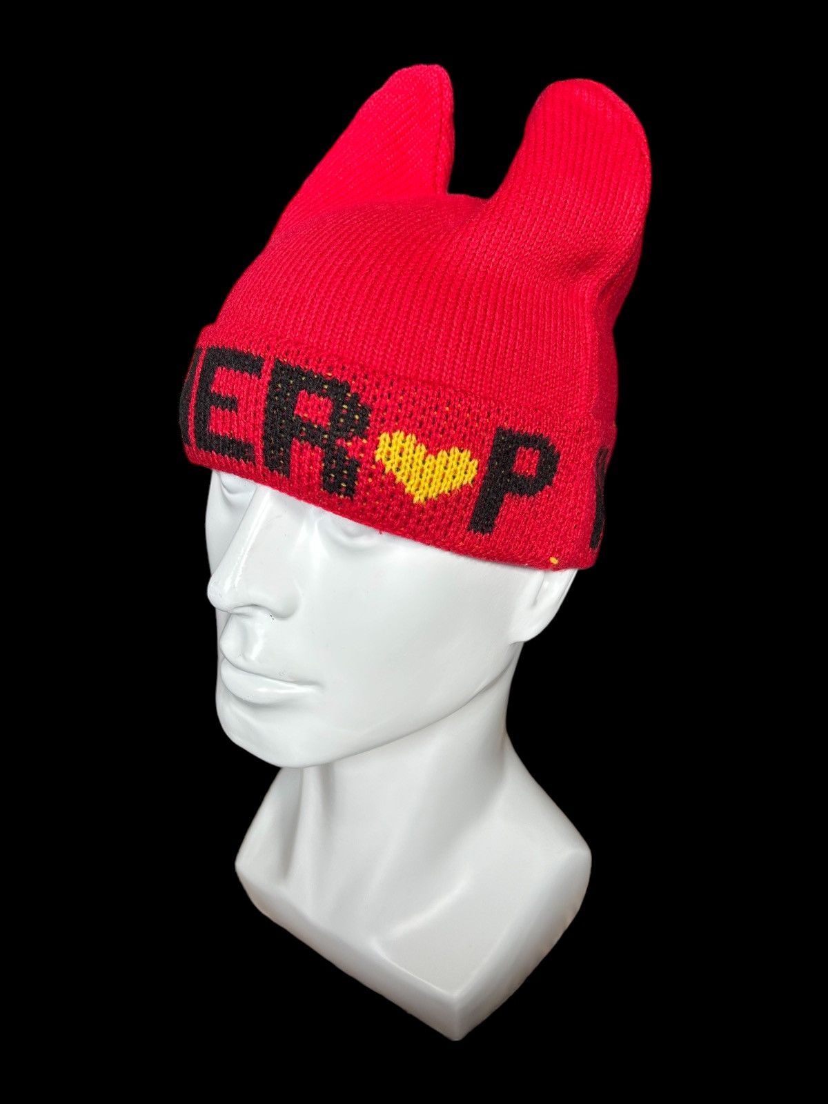 Japanese Brand × Kapital × Vintage DEVIL HORN Japanese Style Beanie Hats Rare 🎌☠️☠️ Size ONE SIZE - 2 Thumbnail