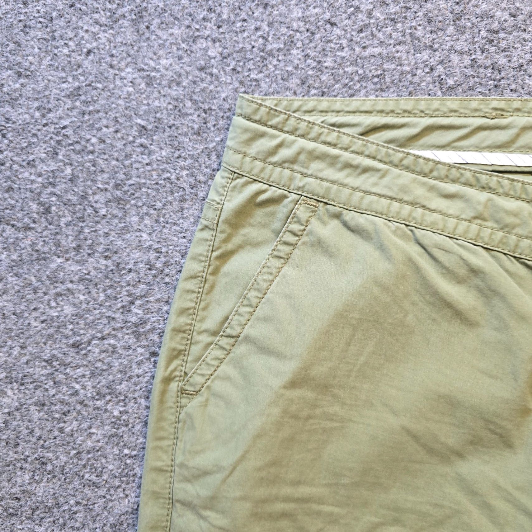 J.Crew J.CREW Pants Womens Size 4 Green Wide-Leg Cropped Drawstring Casual Y2K Size 27" / US 4 / IT 40 - 3 Thumbnail