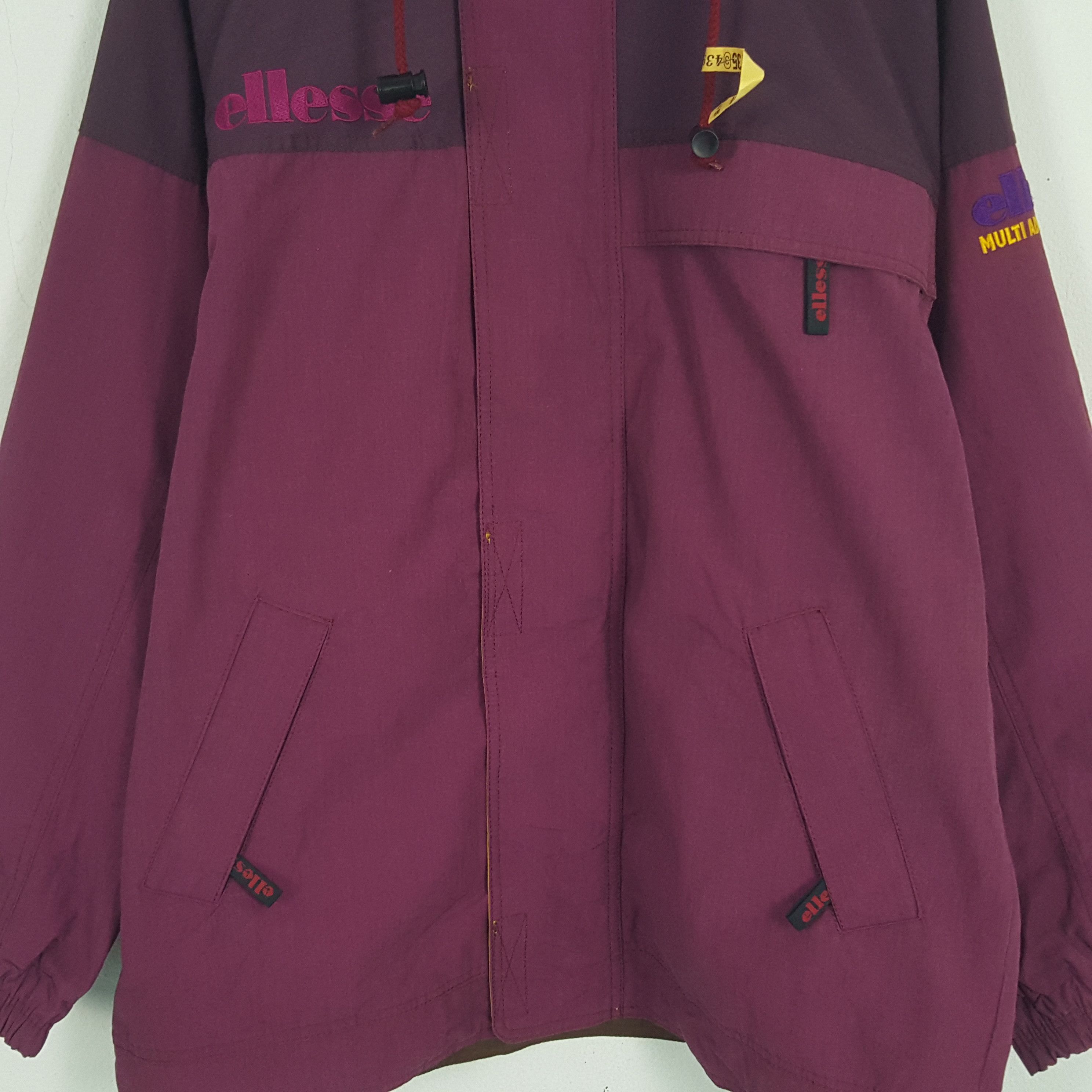 Ellesse × Vintage Vintage Ellesse Sport Windbreaker Jacket With Hoodie Size US XL / EU 56 / 4 - 2 Thumbnail