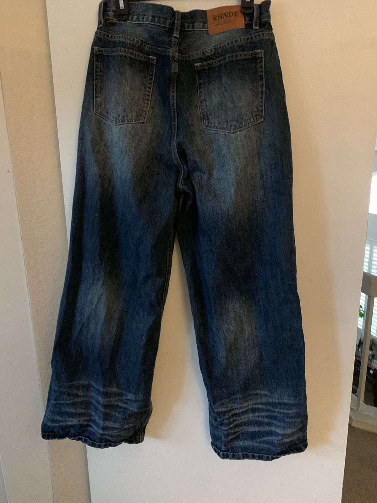 Other RHNDE Mens wide leg denim jeans Size US 34 / EU 50 - 2 Thumbnail