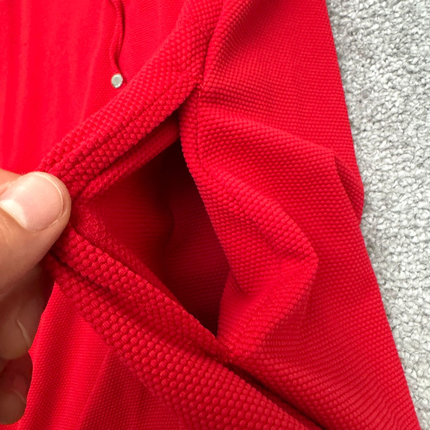 Tommy Bahama Tommy Bahama Dress Womens Small Red Sleeveless Knee Length V-Neck Tie Neckline Shirt Dress Casual Workwear Size S / US 4 / IT 40 - 7 Thumbnail