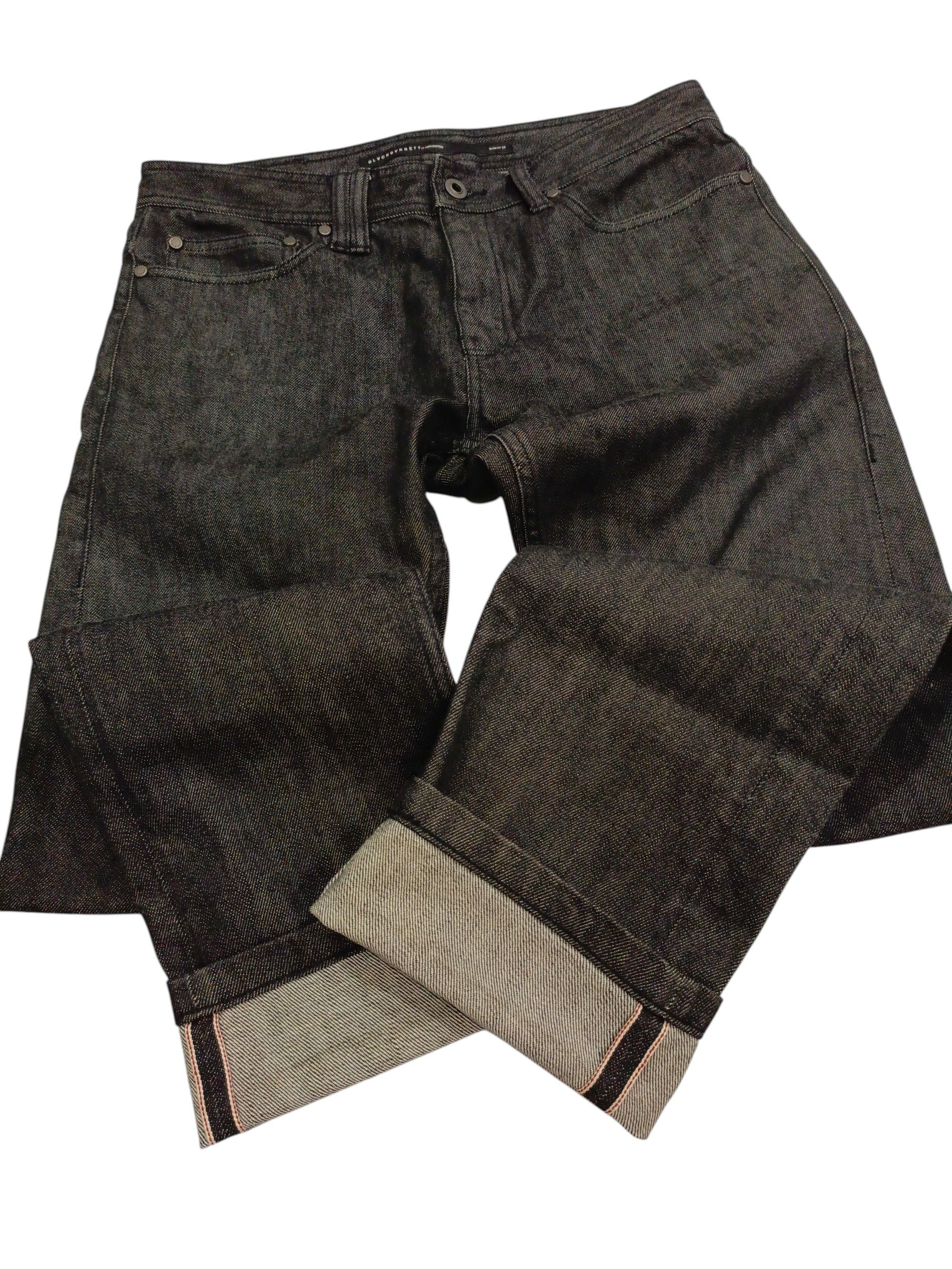 Neil Barrett Neil Barret Black Barret Selvedge Slim Jeans Size US 32 / EU 48 - 5 Thumbnail