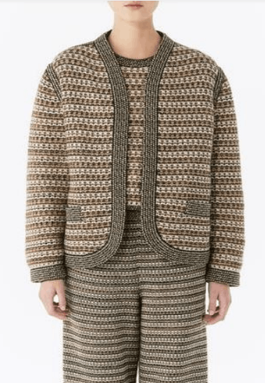 Loro Piana o1w1db10724 Mancora Cashmere Cardigan in Multicolor Size M / US 6-8 / IT 42-44 - 1 Preview