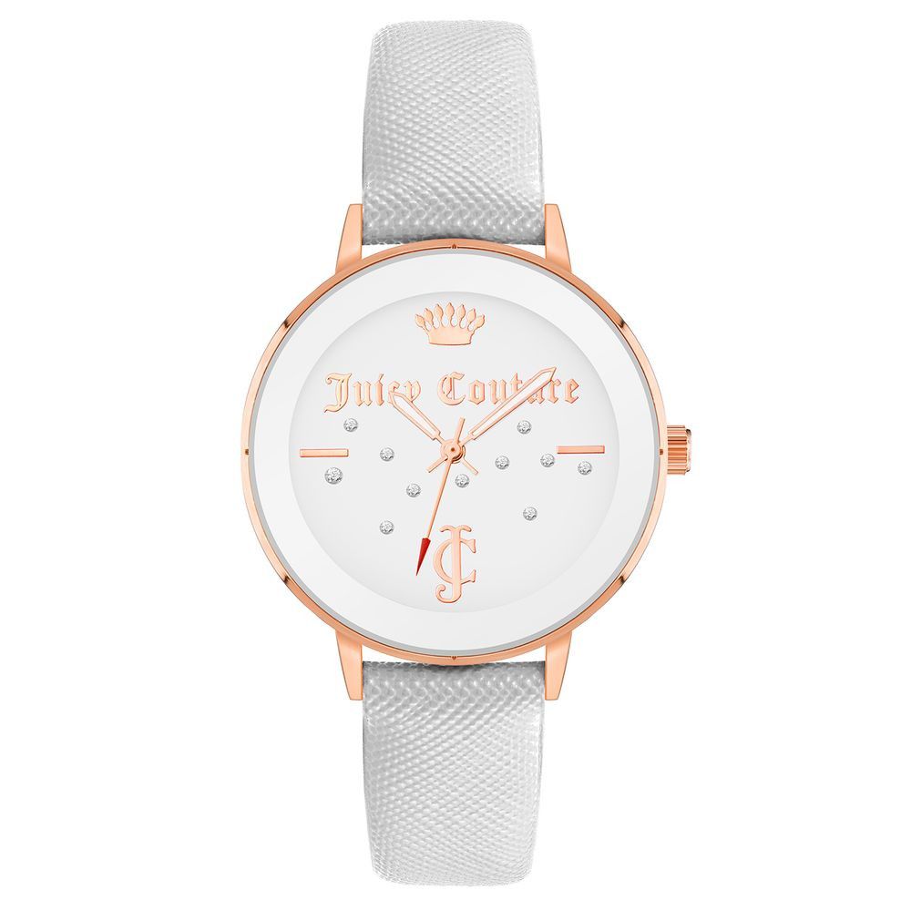 Juicy Couture White Polipriel Women's Watch Size ONE SIZE - 1 Thumbnail