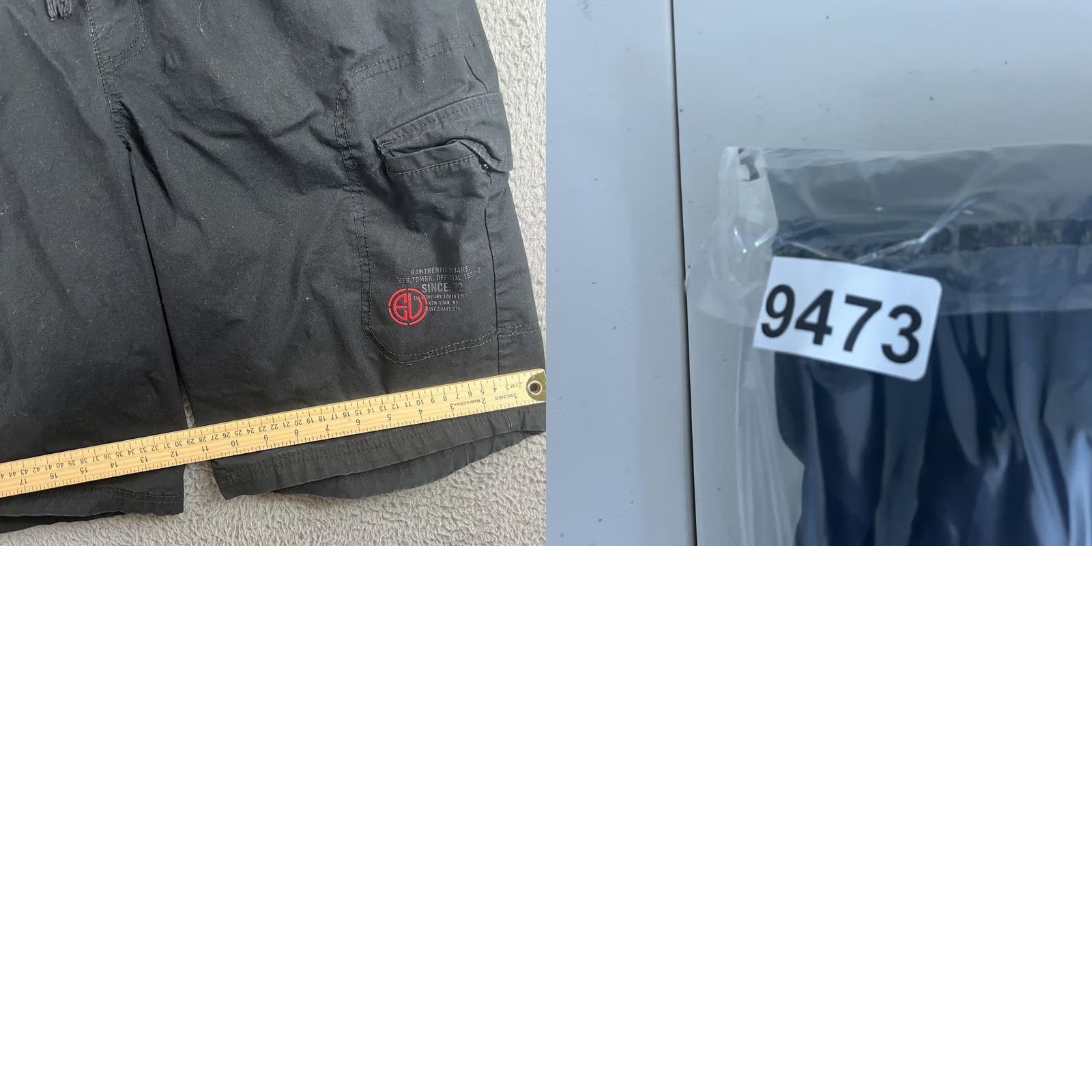 Ecko Unltd. Ecko Unltd Shorts Mens Large Black Fleece Side Logo Pockets Hip Hop Street Size US 33 - 8 Thumbnail
