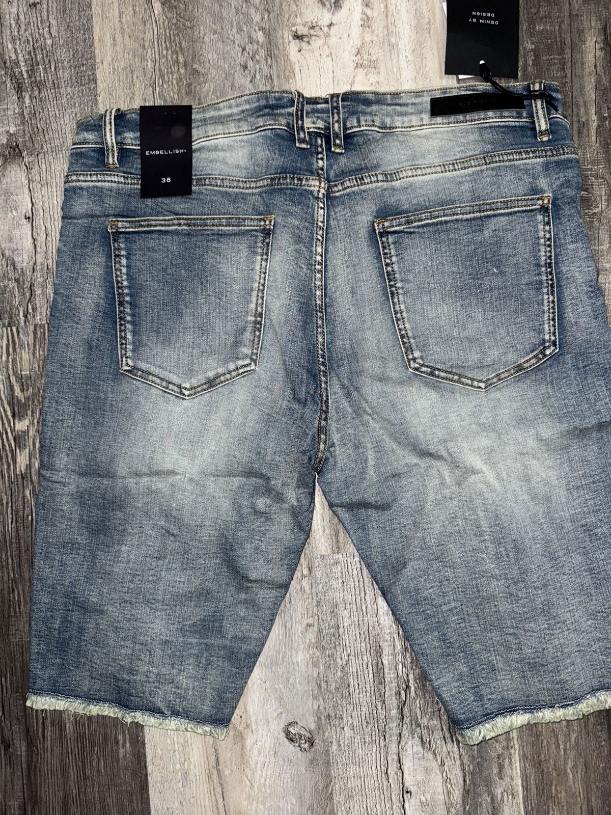 Embellish Embellish Distressed Jean Short - Size 38 Size US 38 / EU 54 - 2 Thumbnail