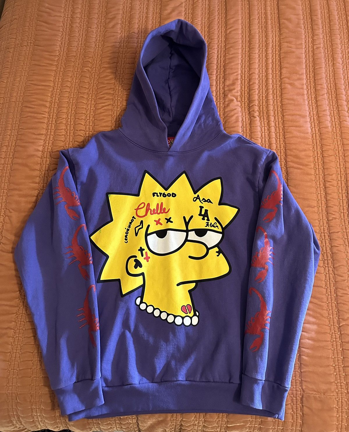 Streetwear Griselda Westside Gunn Super Lisa Hoodie Purple Size L 