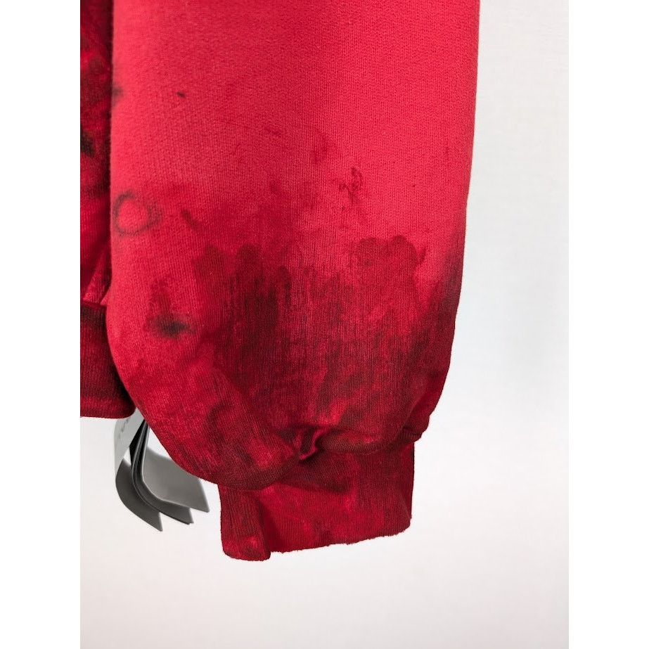 Balenciaga o1rshd1 Skater Zip Hoodie in Red Size US S / EU 44-46 / 1 - 9 Thumbnail