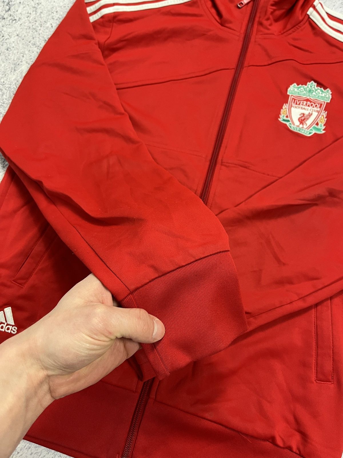 Adidas Adidas Liverpool 2009 Football Training Soccer Jacket Hype Size US S / EU 44-46 / 1 - 18 Thumbnail
