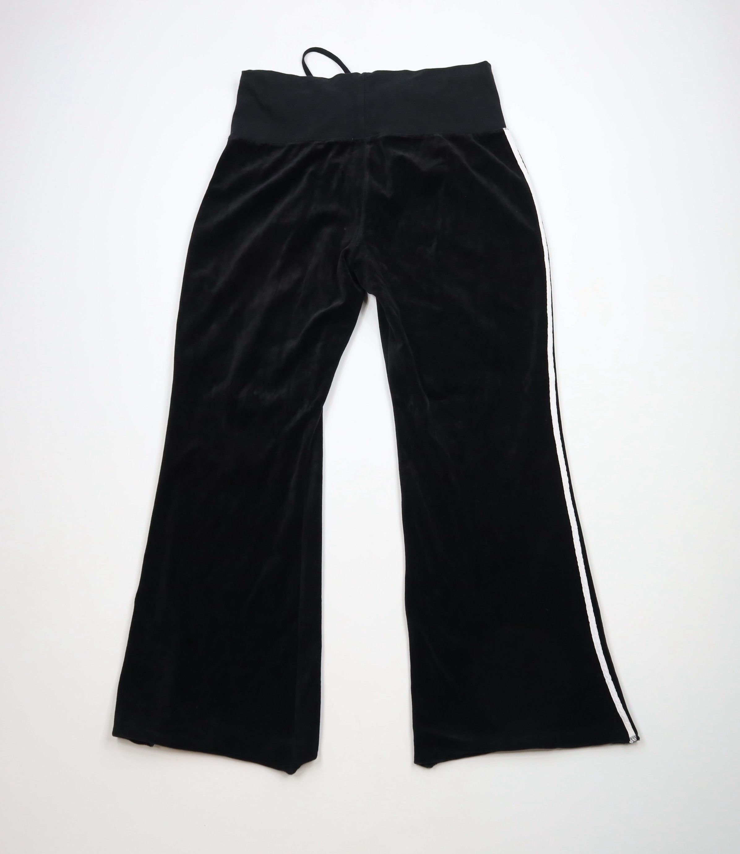 Vintage Vintage 90s Y2K Babydoll Crown Velour Wide Leg Sweatpants Size 34" / US 12 / IT 48 - 7 Thumbnail