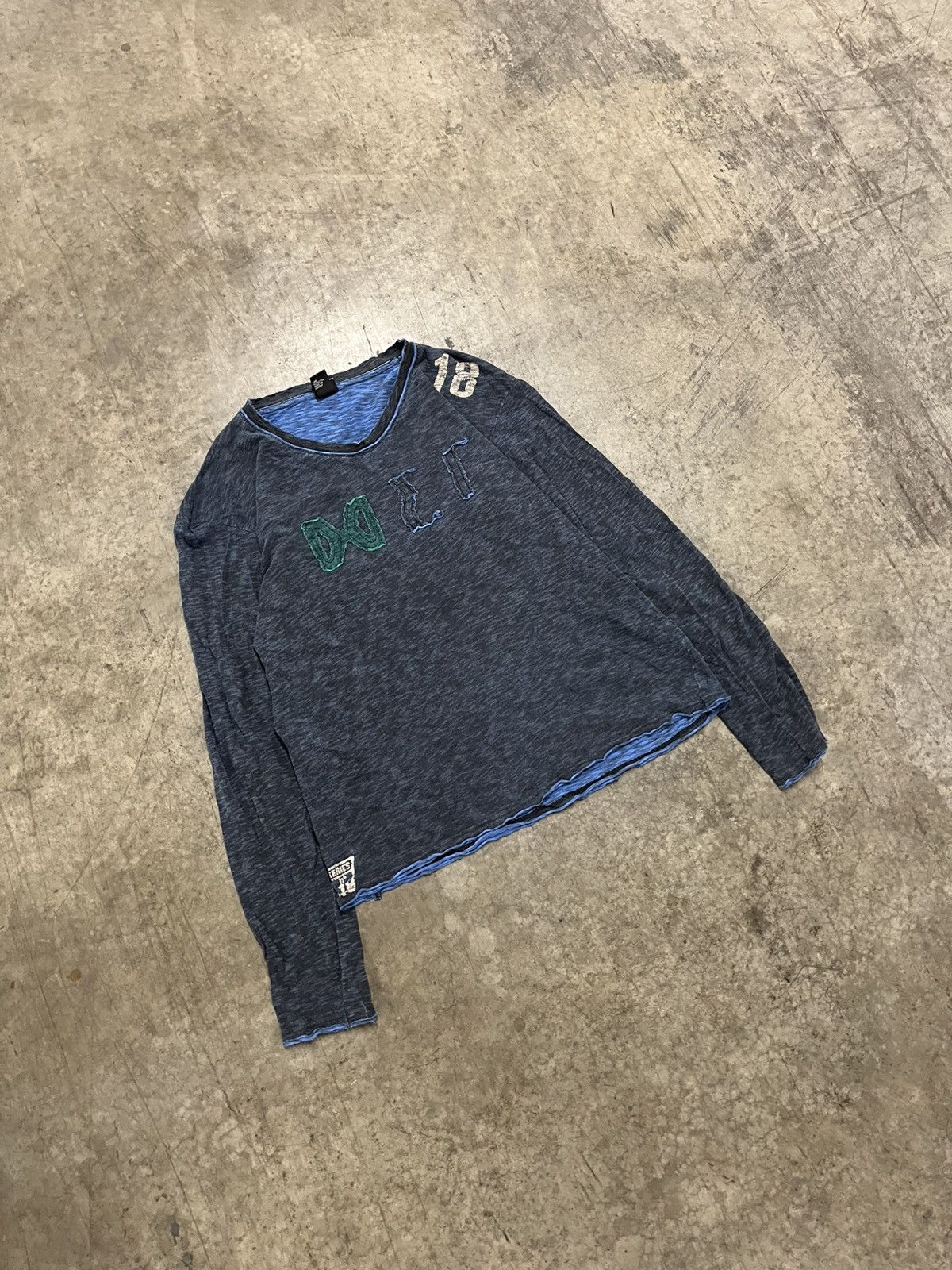 Diesel × Vintage Disel y2k longsleeve grunge skater opium streetwear hype Size US XL / EU 56 / 4 - 2 Thumbnail