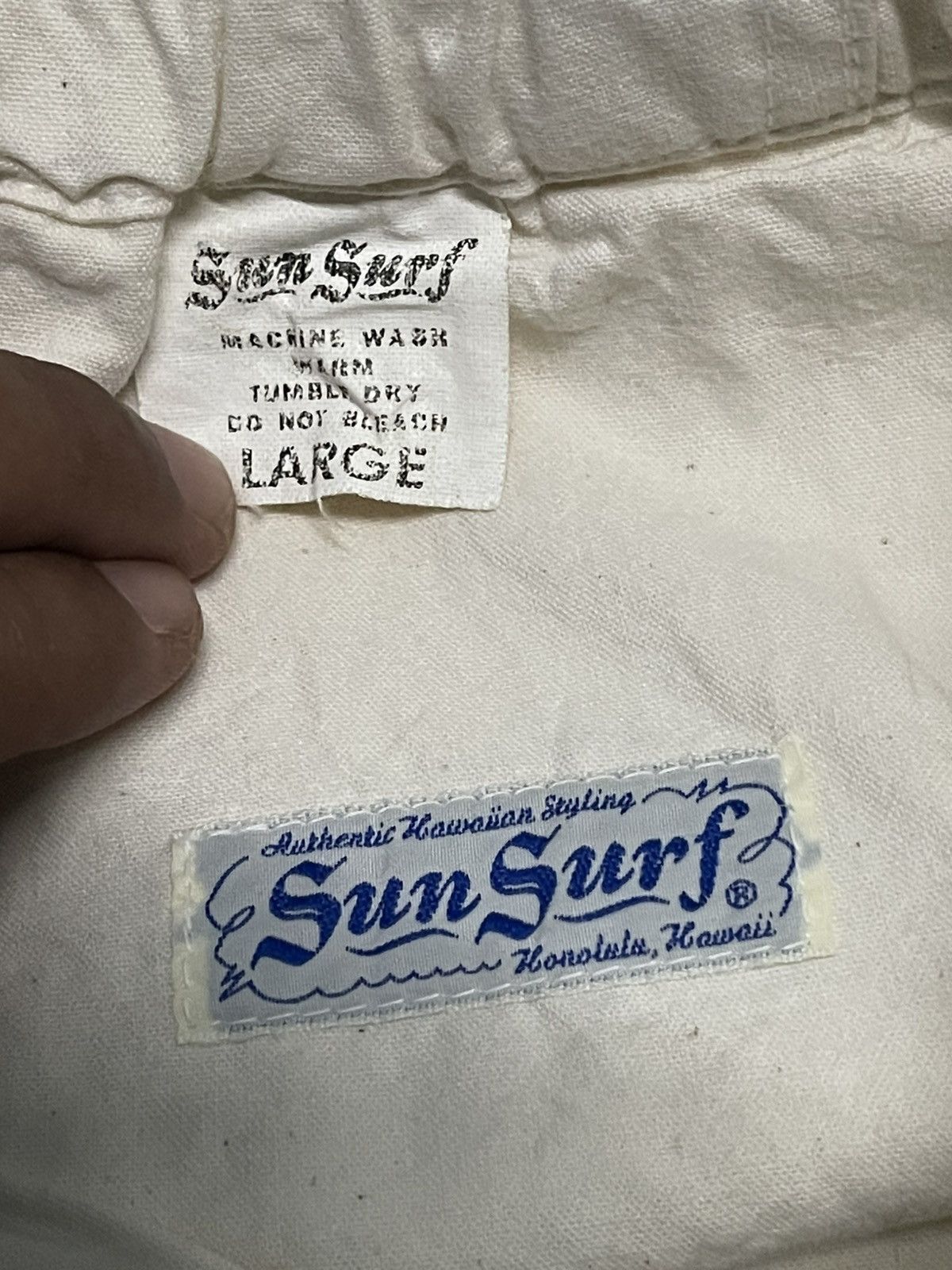 Japanese Brand Sun Surf Rakuen Sugar Cane Samurai & Co Hawaii Japan Short Size US 36 / EU 52 - 5 Thumbnail
