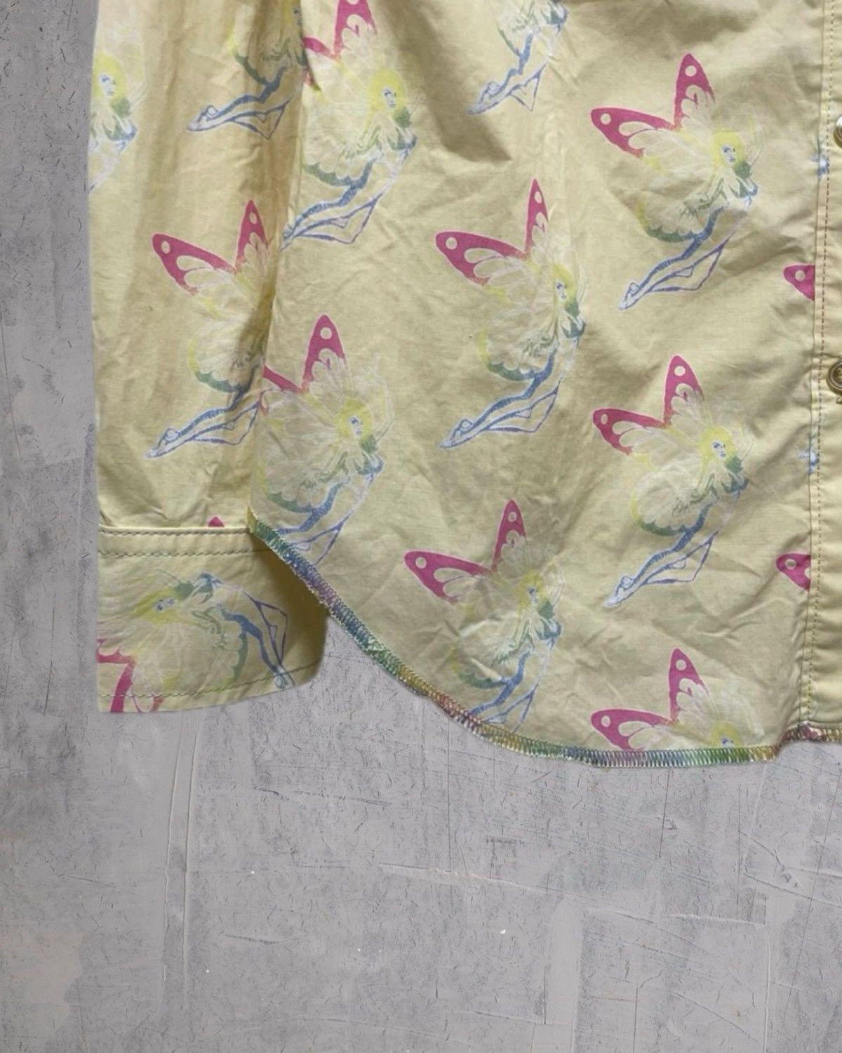 Hysteric Glamour × Japanese Brand × Vintage Hysteric Glamour “Butterfly girl” shirt Size US S / EU 44-46 / 1 - 6 Thumbnail