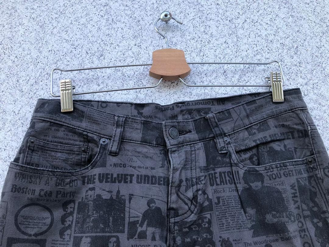 Band Tees × Hysteric Glamour × Japanese Brand 💥Last Drop💥Hysteric Glamour X The Velvet Underground Denim Size US 31 - 6 Thumbnail