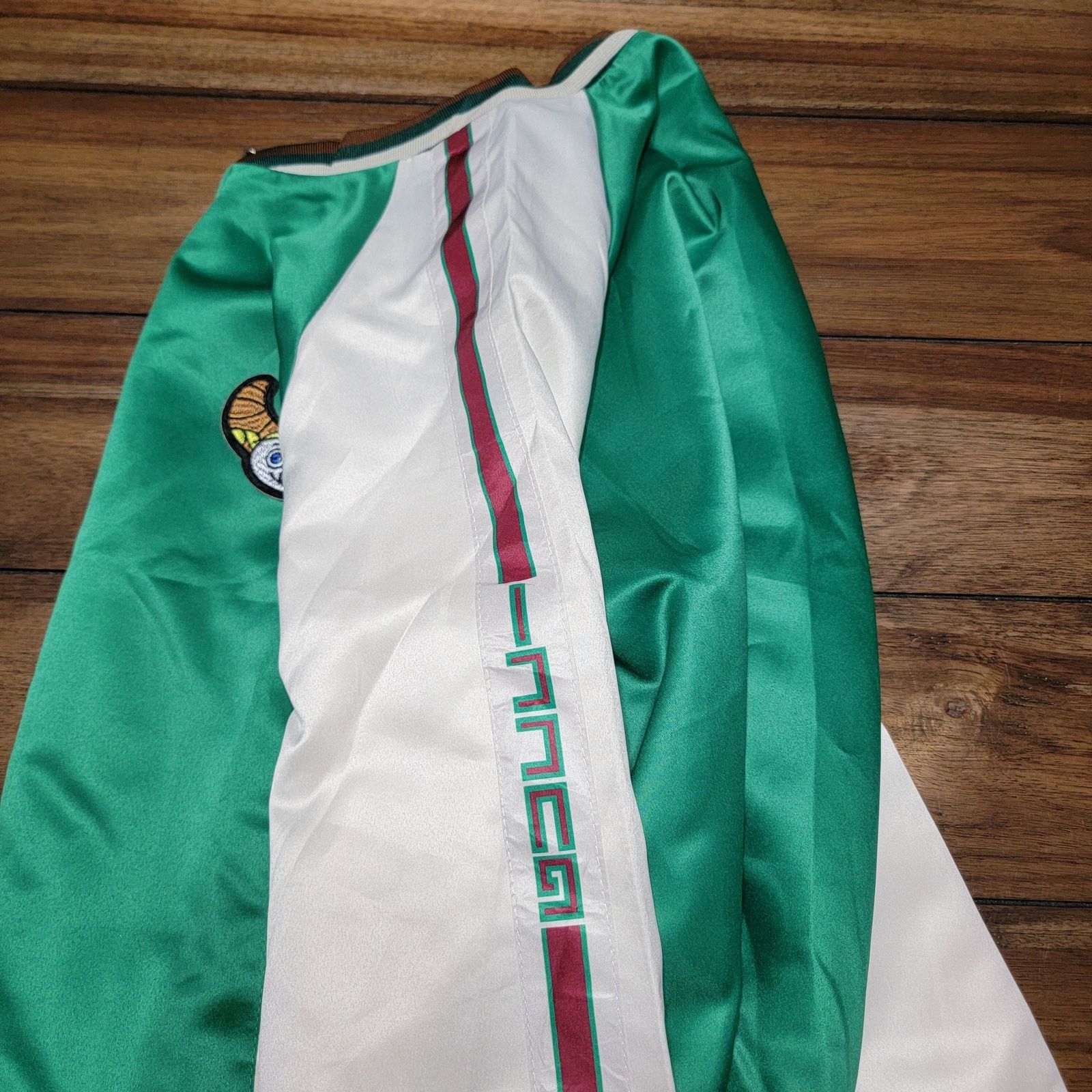 Other Mantingzhu Classic Zip Satin Jacket w/ Happy Bull Patch - 3 Size L / US 10 / IT 46 - 6 Thumbnail