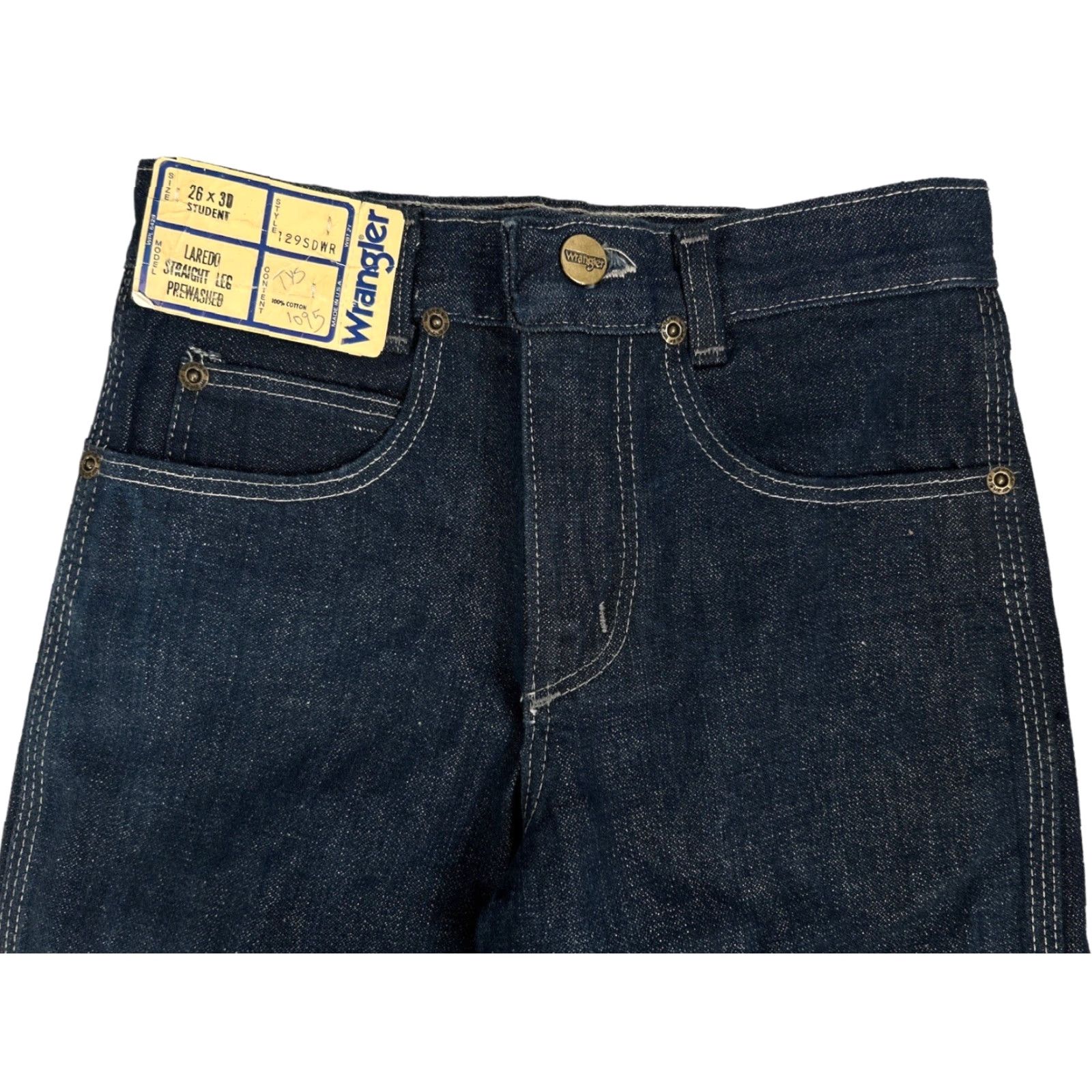 Wrangler VINTAGE Wrangler Laredo Straight Jeans Woman? Wait: Men's size 26x30 deadstock NWT USA made. Size US 26 / EU 42 - 7 Thumbnail