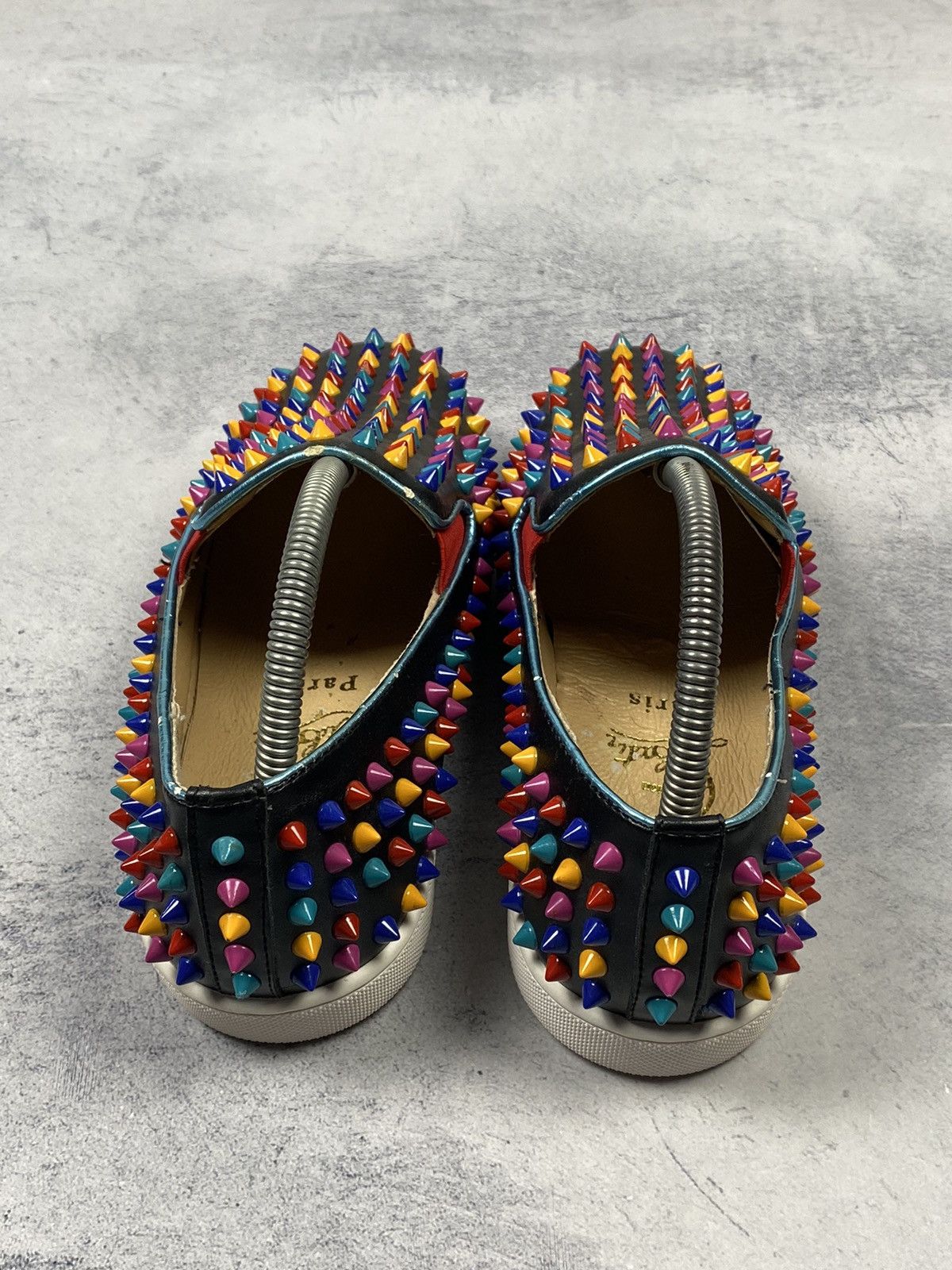 Christian Louboutin Christian Louboutin Mens Shoes Spikes Roller Boat Slipon Size US 6.5 / EU 39-40 - 5 Thumbnail