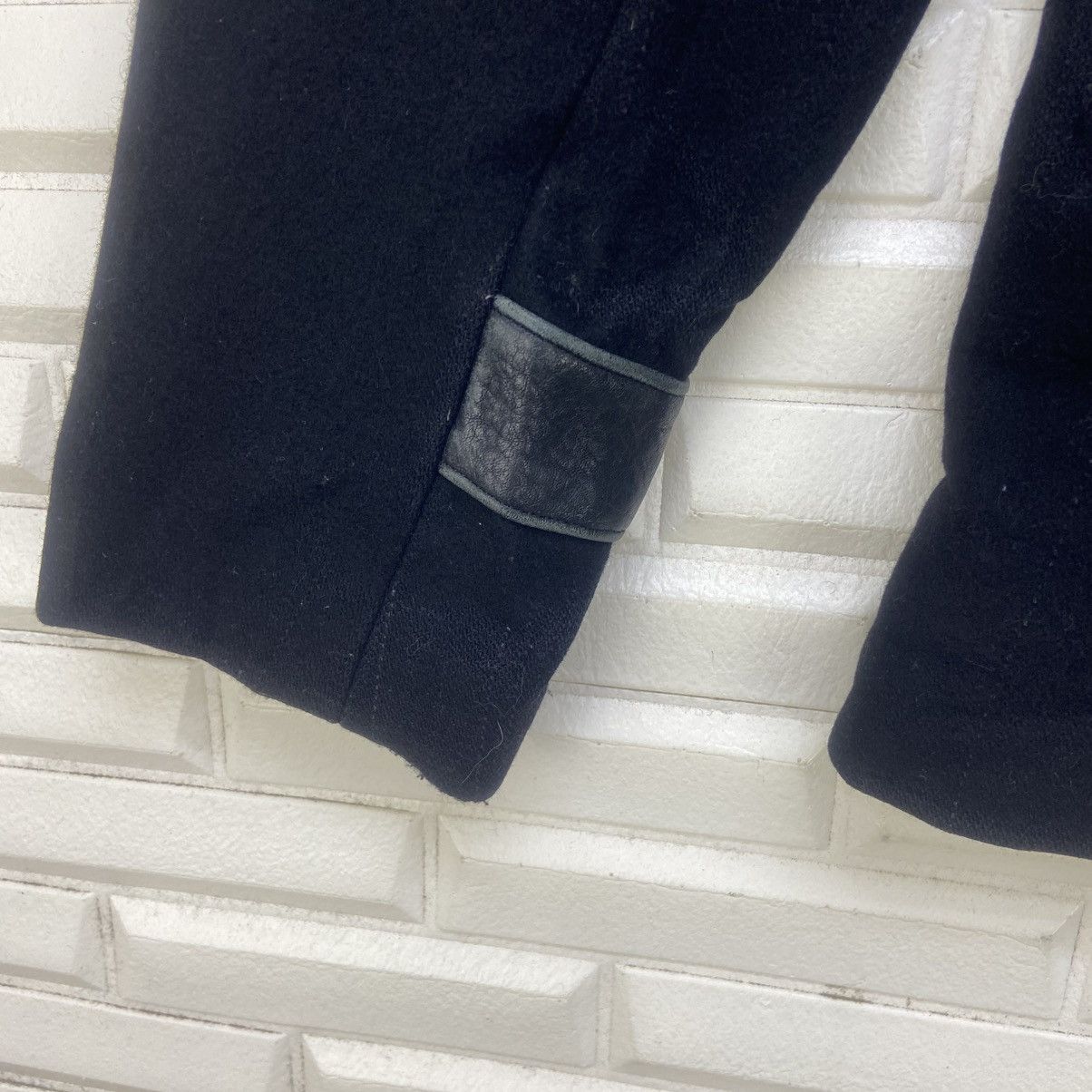 FDMTL Scanner Fundamental FDMTL Street Fashion Leather Wool Coat Size US XS / EU 42 / 0 - 9 Thumbnail