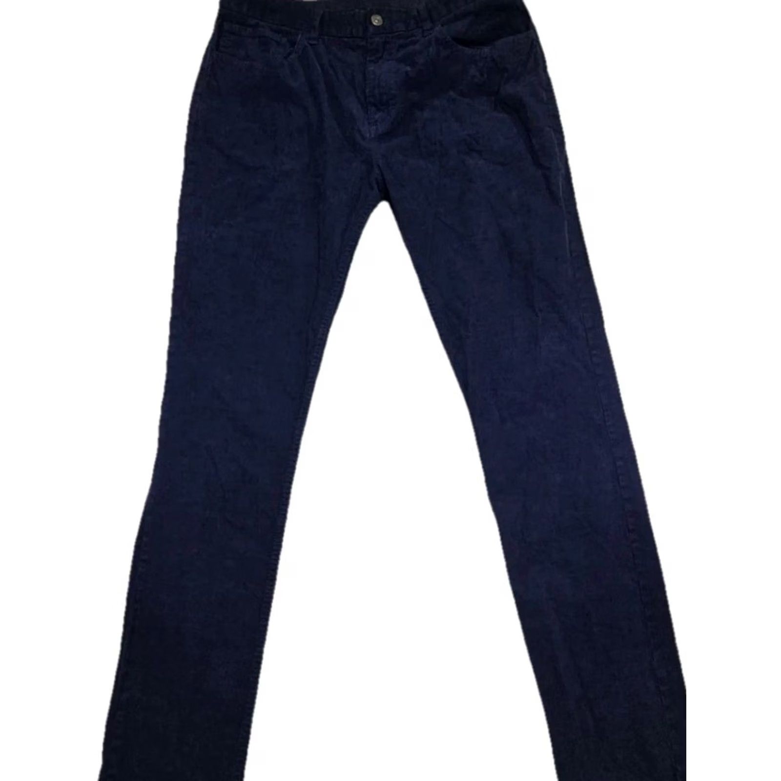 Brooks Brothers Brooks Brothers Corduroy Jeans Slim 36x32 Men Navy Blue 5-Pocket Stretch Solid Jeans Shirt Style 90s Preppy Mens Size US 36 / EU 52 - 2 Thumbnail
