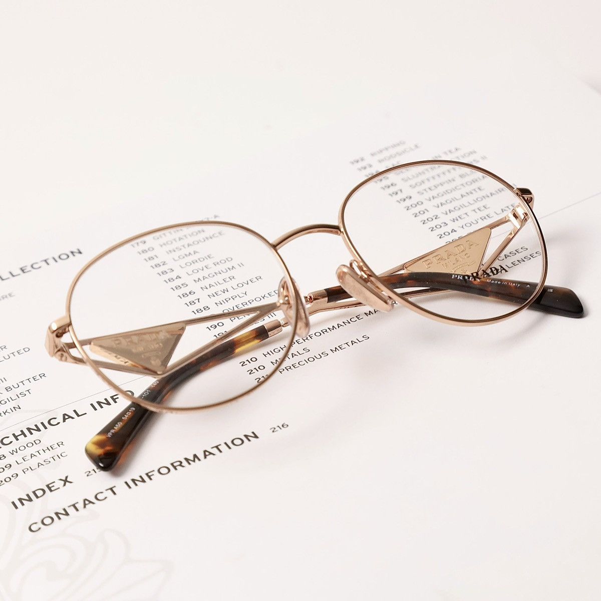 Prada PRADA 0PR A50V GLASSES Size ONE SIZE - 6 Thumbnail
