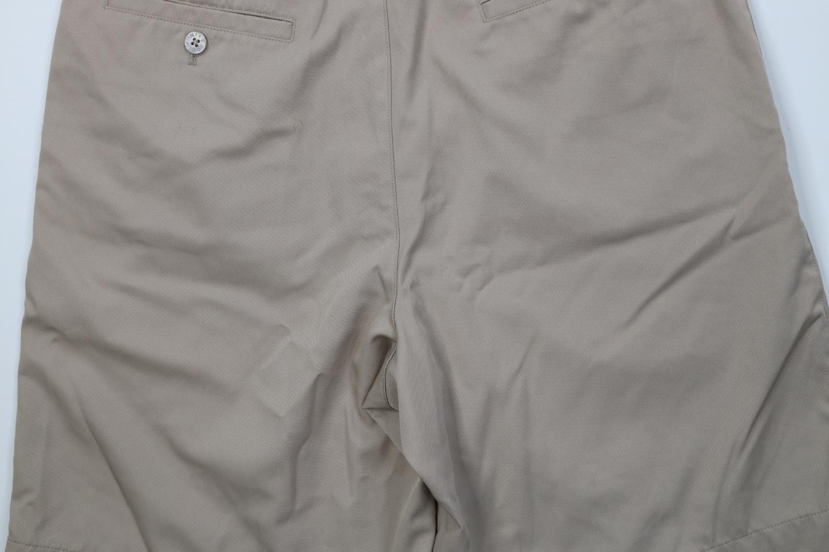 Nike Vintage Y2K Nike Golf Knit Pleated Chino Golf Shorts Beige Size US 32 / EU 48 - 9 Thumbnail