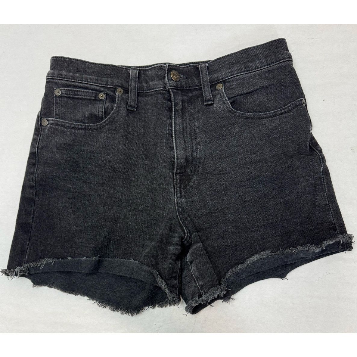 Madewell Madewell High Rise Cutoff Shorts Black - Women's Size 27 Size 27" / US 4 / IT 40 - 1 Thumbnail