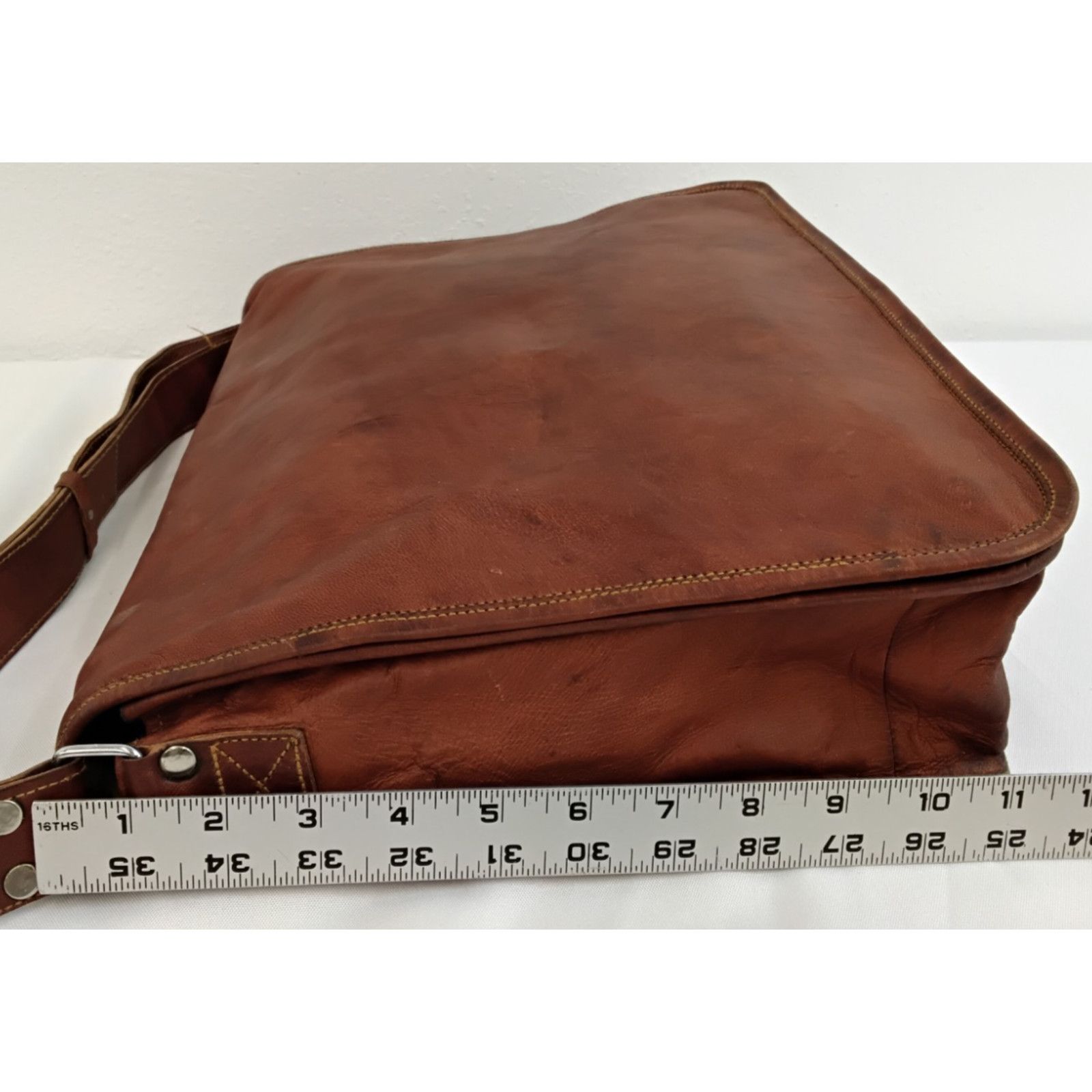 Carbon Carbon 2 Cobalt Messenger Bag Brown Full Grain Leather Size ONE SIZE - 17 Thumbnail