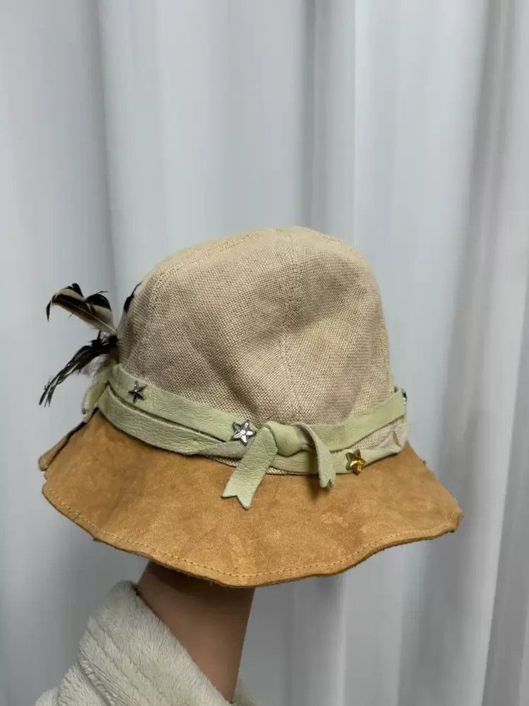 Takahiromiyashita The Soloist. Takahitomiyashita the Soloist Leather Joint Hat-2507 Size ONE SIZE - 8 Thumbnail
