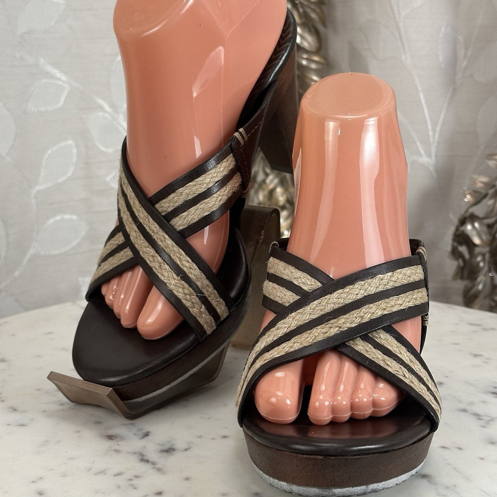 Cole Haan Cole Haan Womens Skylar Slide Open-Toe Heels SZ 8 B Size US 8 / IT 38 - 1 Thumbnail