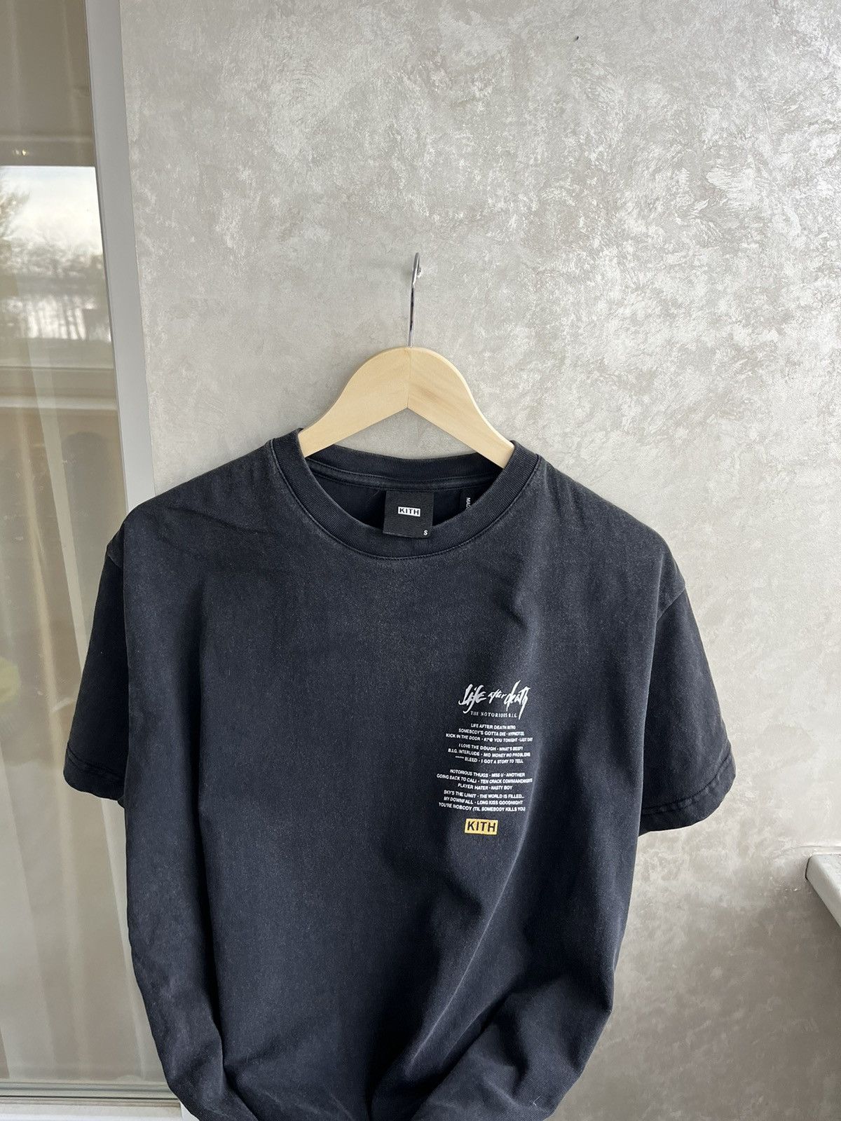 Kith × Rap Tees Kith x The Notorious Big Black T-shirt Size S Size US S / EU 44-46 / 1 - 5 Thumbnail