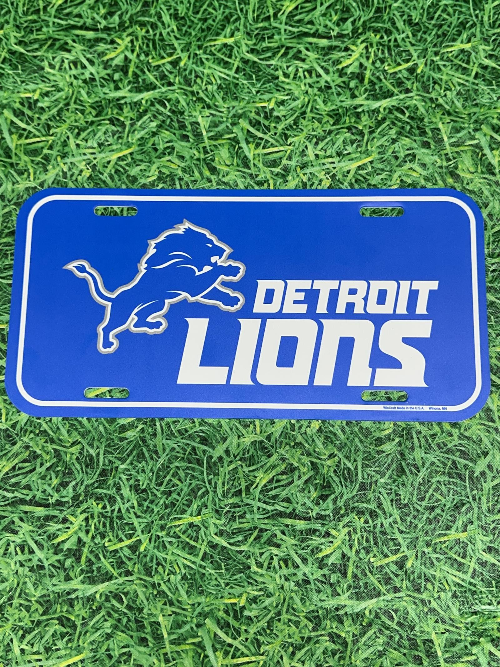 NFL Detroit Lions License Plate Plastic NFL NEW Size ONE SIZE - 1 Preview
