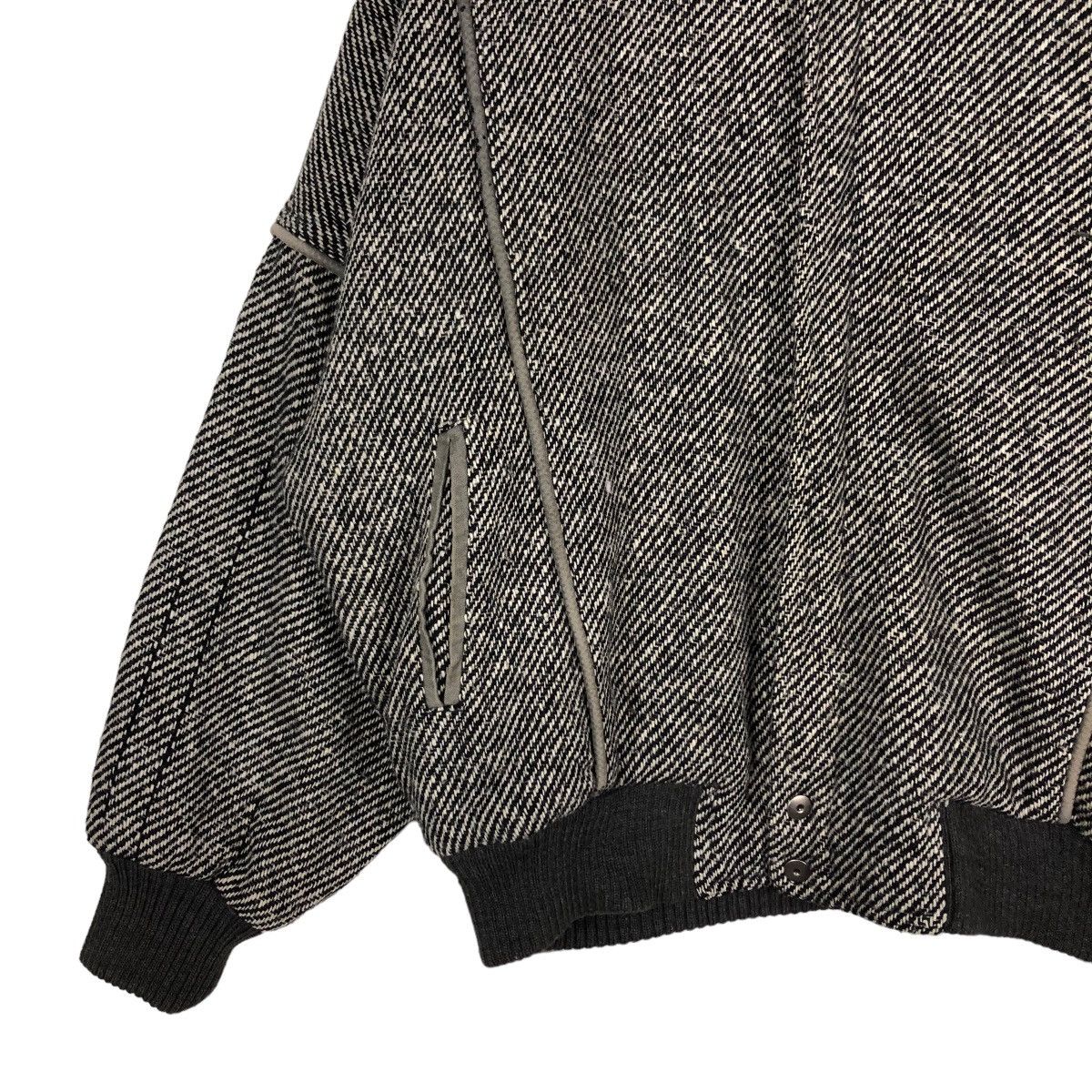 Japanese Brand 📌VINTAGE BOMBER JACKET WOOL HERRINGBONE TOM COLLINS Size US L / EU 52-54 / 3 - 11 Thumbnail