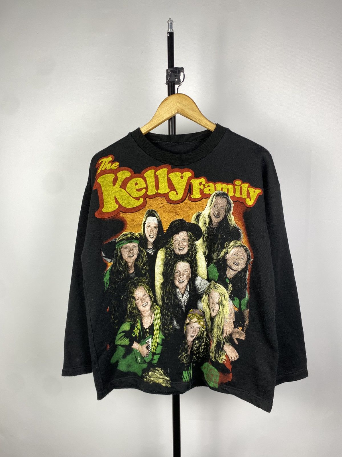 Band Tees × Vintage Vintage 90s the Kelly family big graphic vintage sweatshirt Size US M / EU 48-50 / 2 - 1 Thumbnail