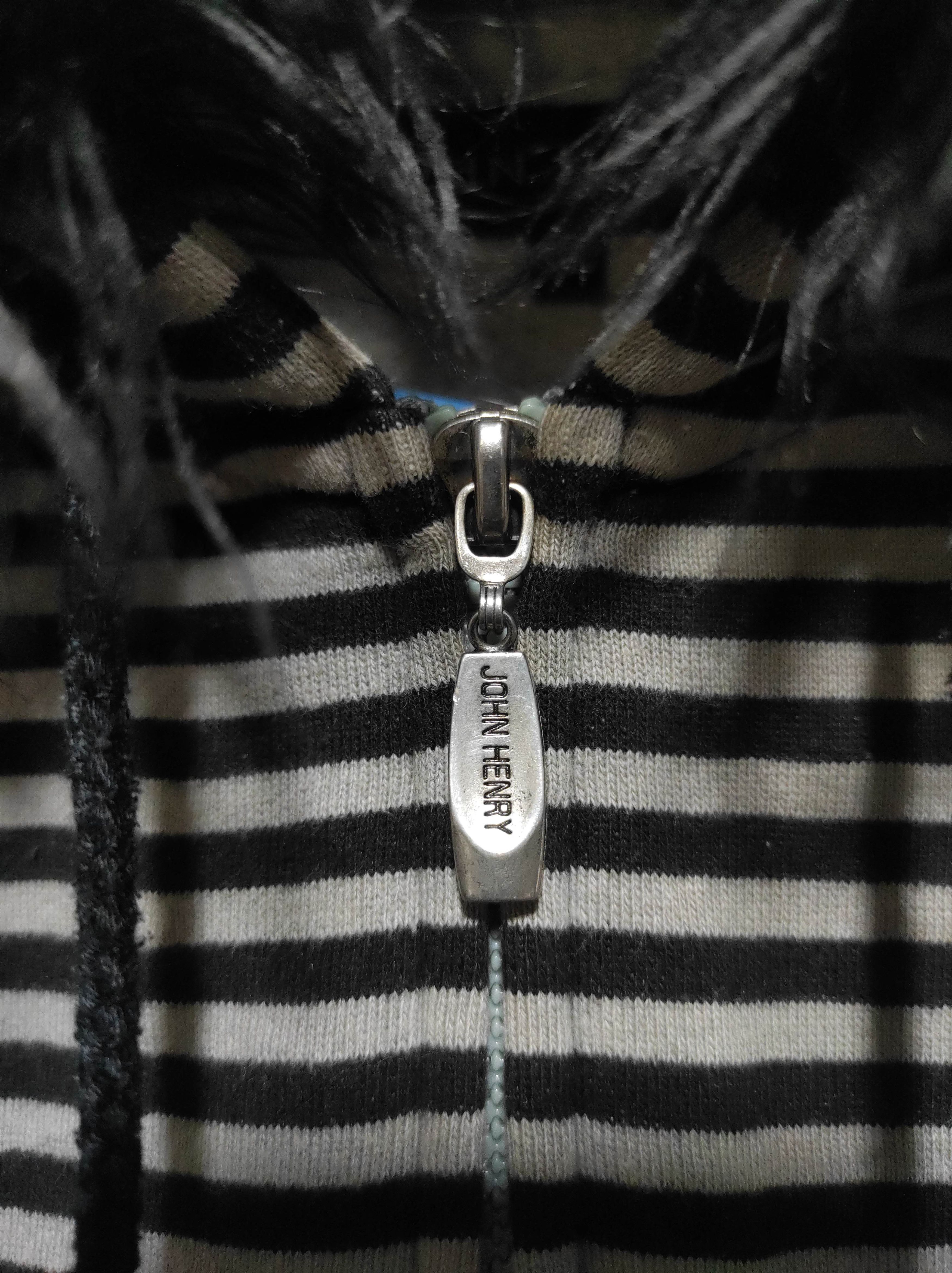 If Six Was Nine John Henry Stripe Zip Fur Hoodie LGB style Size US XL / EU 56 / 4 - 4 Thumbnail