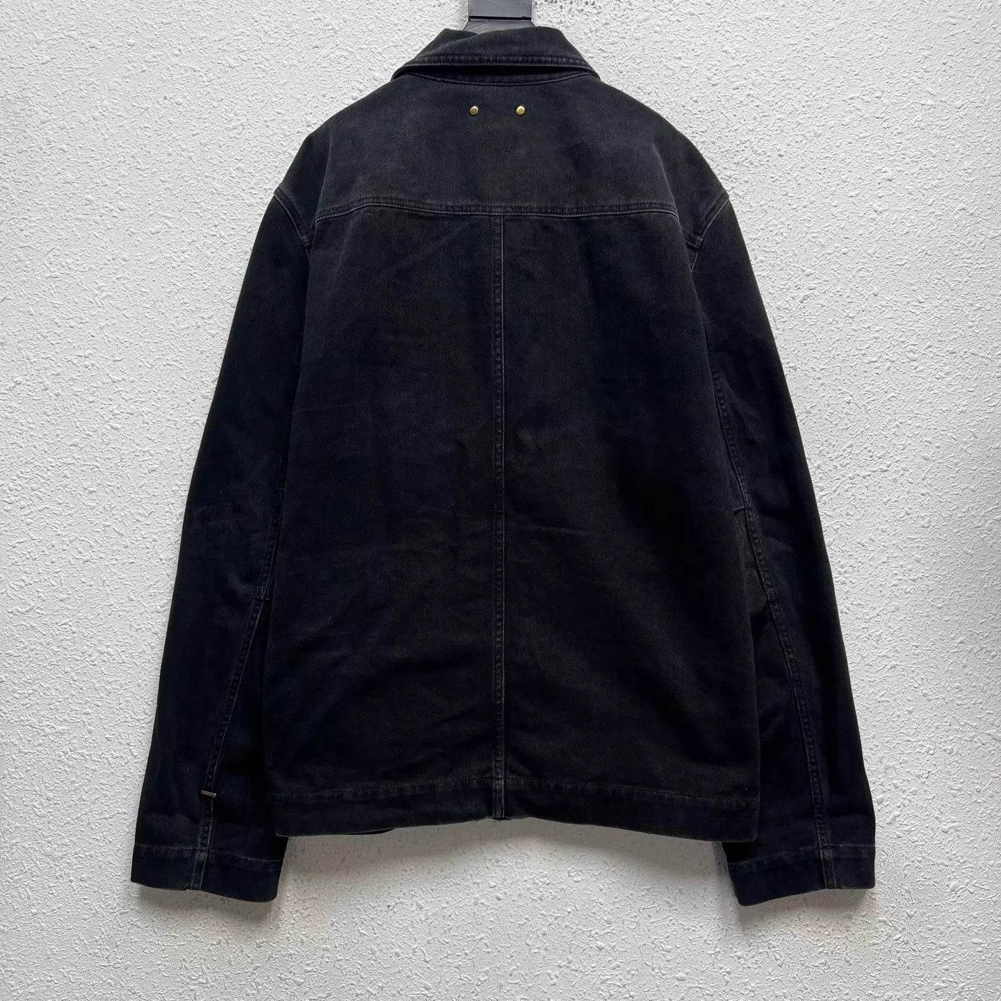Louis Vuitton LV Black Lumberjack Washed Denim Jacket Size 56 Size US XL / EU 56 / 4 - 2 Thumbnail