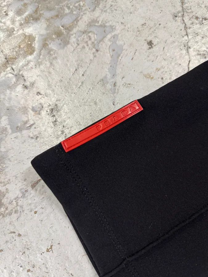 Prada 2000s Prada Black Linea Rossa Cozy Pants Size US 30 / EU 46 - 8 Thumbnail