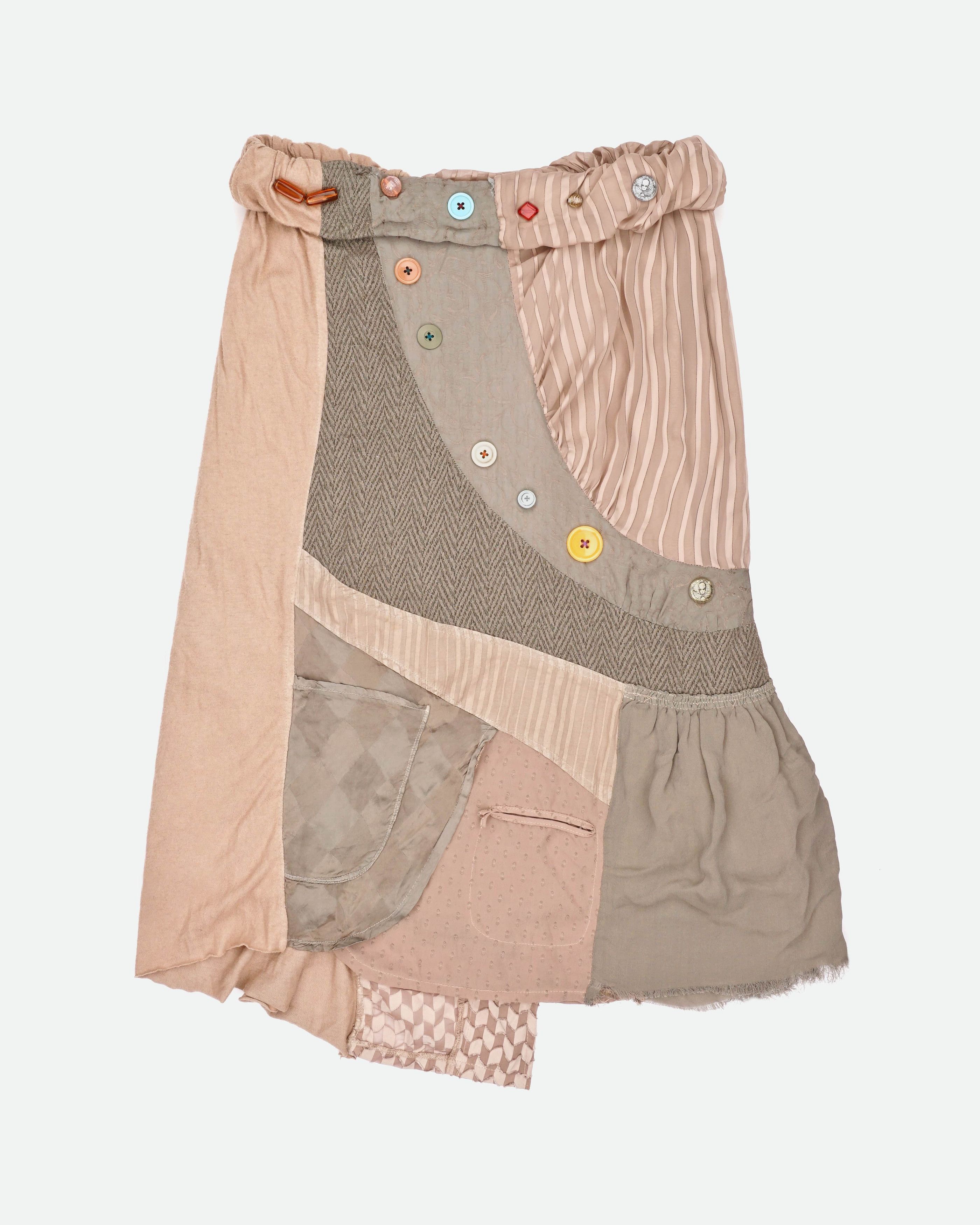 Undercover AW04 "But Beautiful" Reconstructed Patchwork Skirt Size 30" / US 8 / IT 44 - 1 Thumbnail