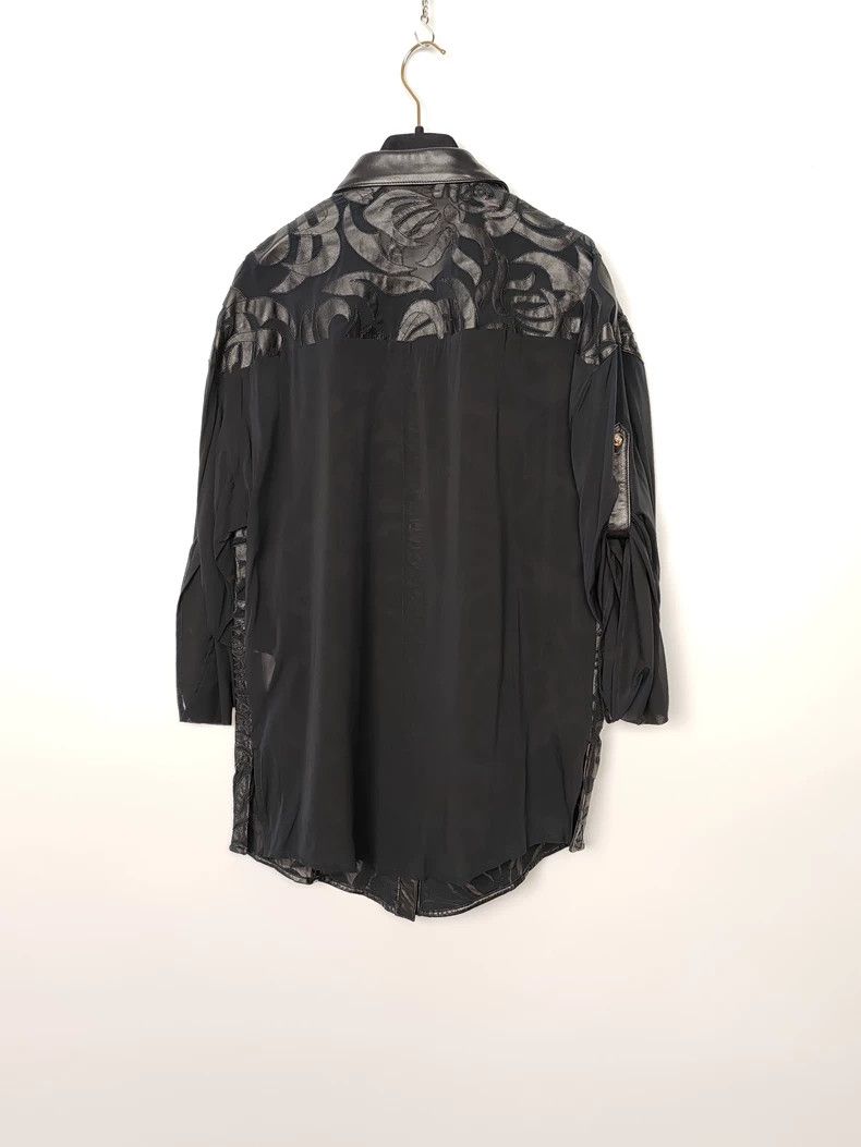 Versace Versace Patchwork silk jacquard shirt Size XL / US 12-14 / IT 48-50 - 2 Thumbnail