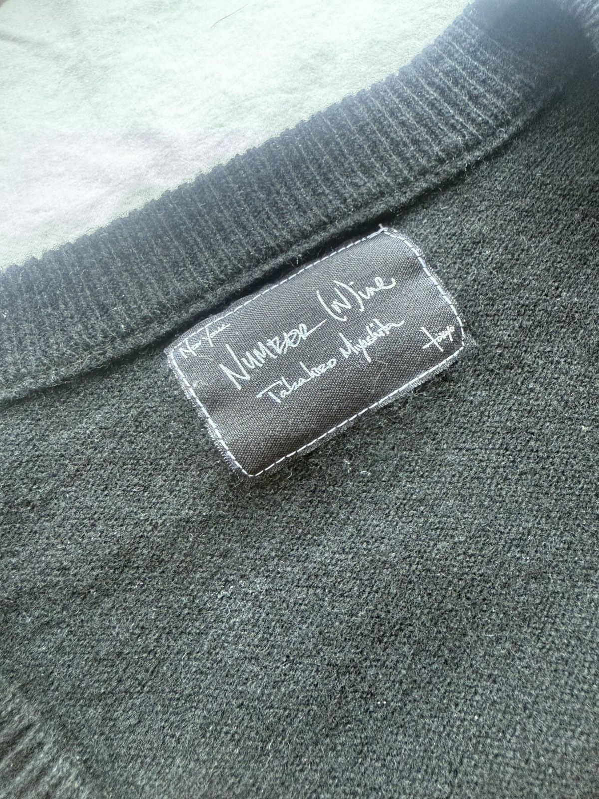 Japanese Brand Number (N)ine Takahiro Miyashita aw 06 “scar” sweatshirt Size US S / EU 44-46 / 1 - 2 Thumbnail