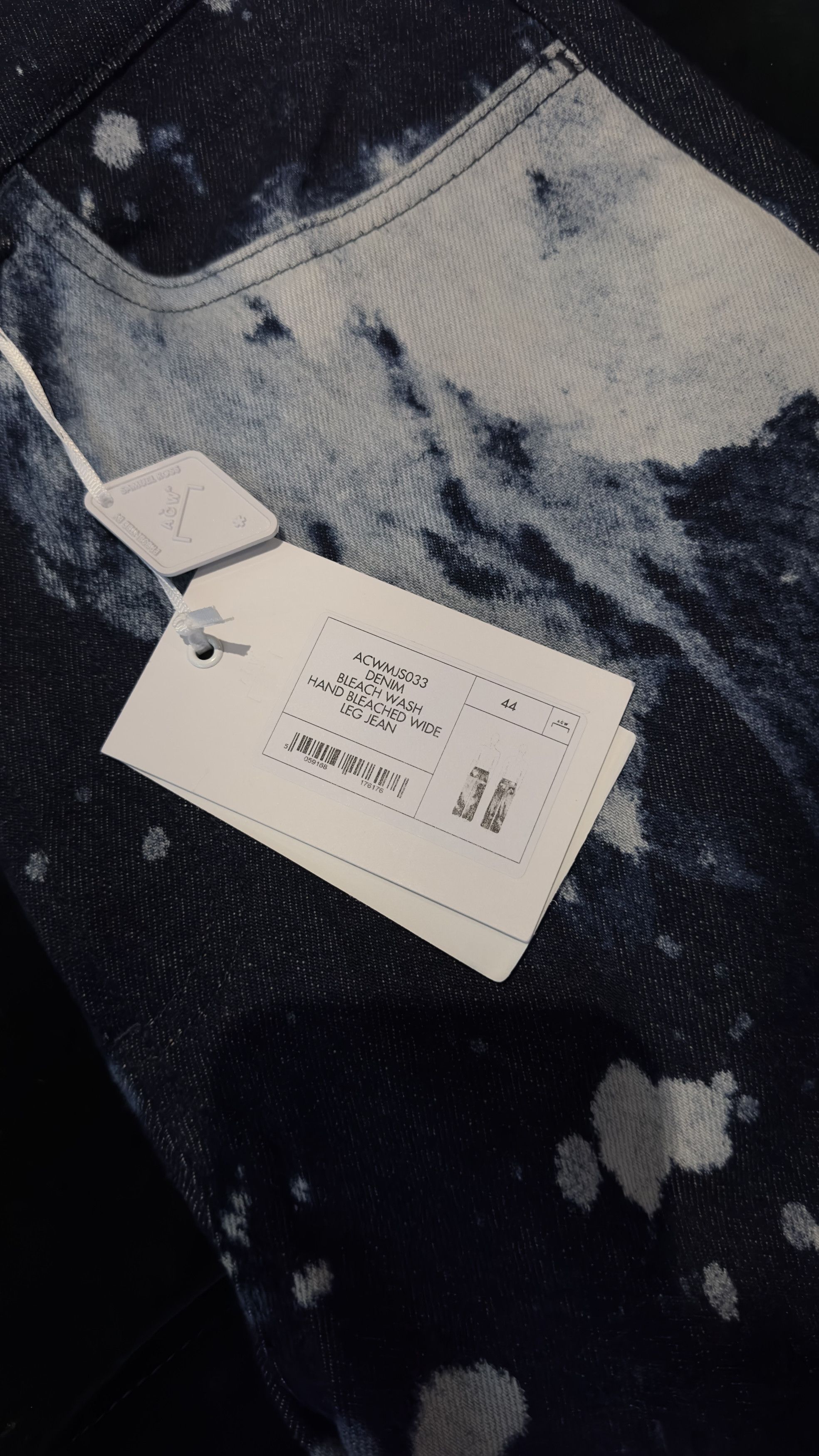 A-COLD-WALL* bleached wide-leg jeans Size US 28 / EU 44 - 6 Thumbnail
